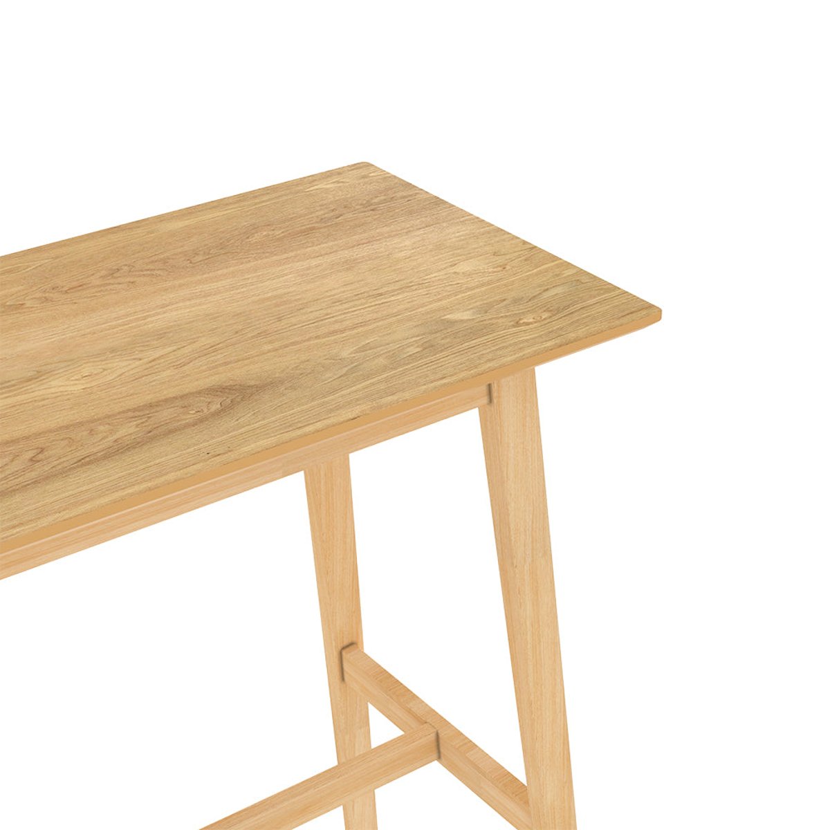 Table de bar rectangulaire en bois - BUVETTE bois clair, MAISON PAVANE