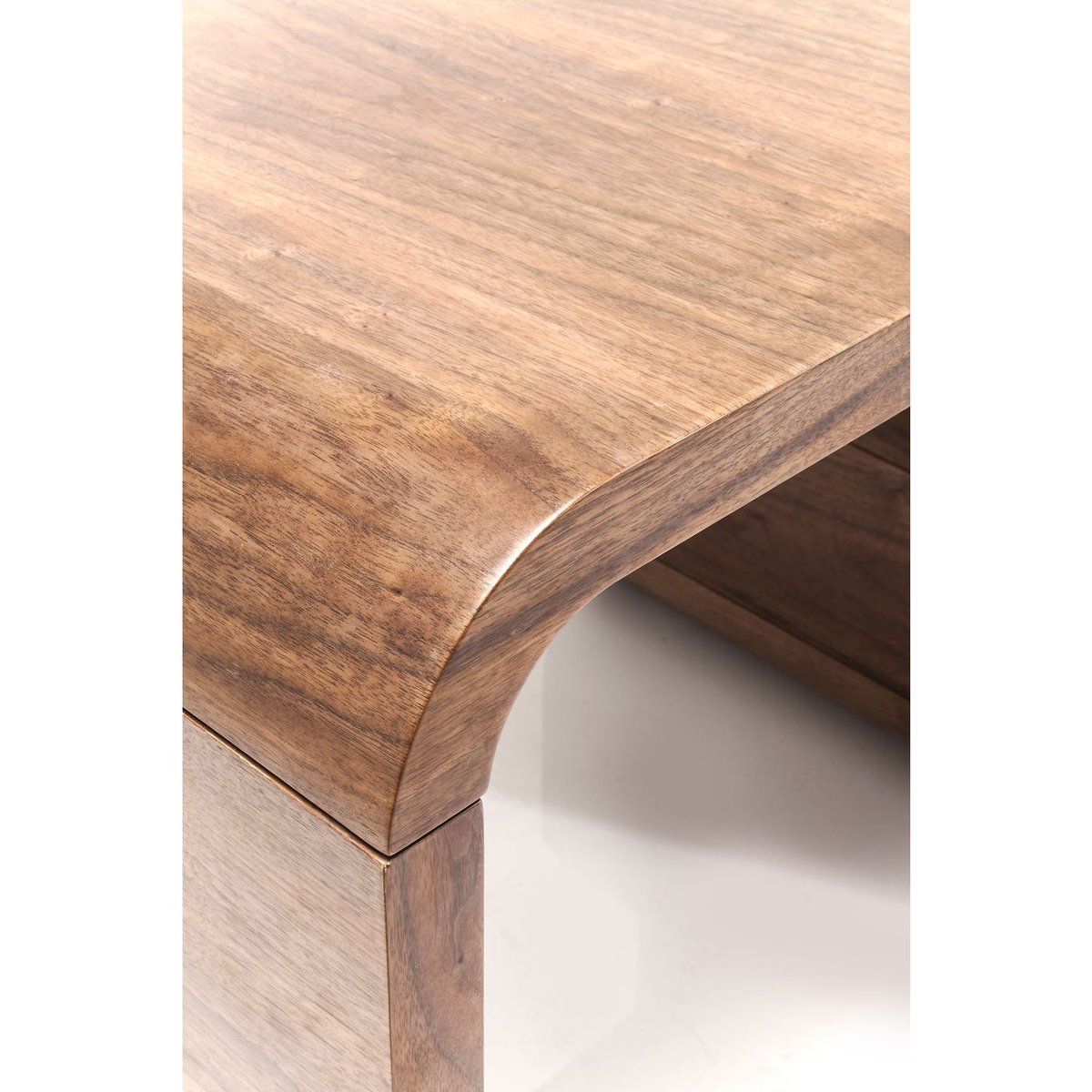 Bureau 4 tiroirs, SNAKE noyer, KARE DESIGN