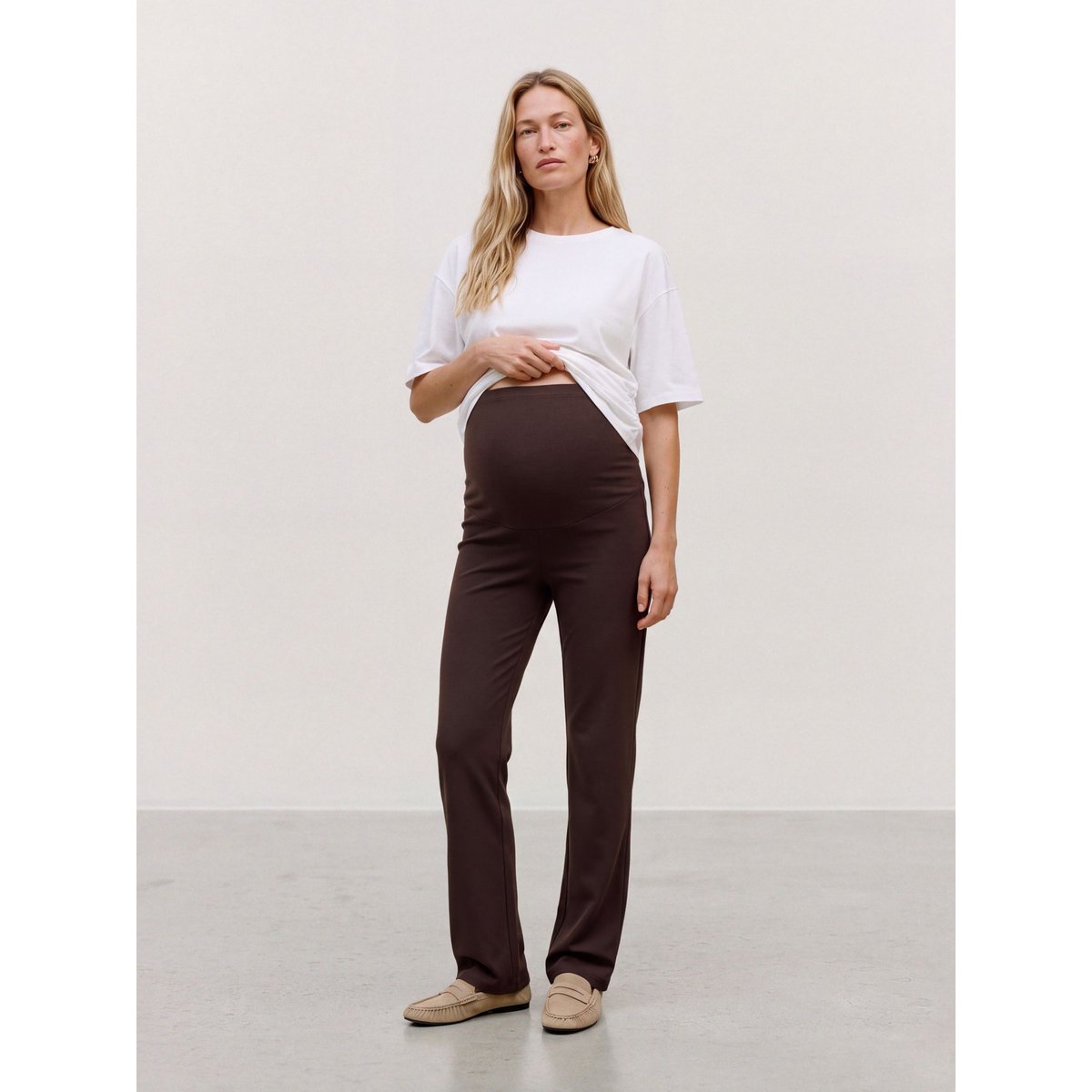 Pantalon marron - chocolate torte 1, MAMA LICIOUS