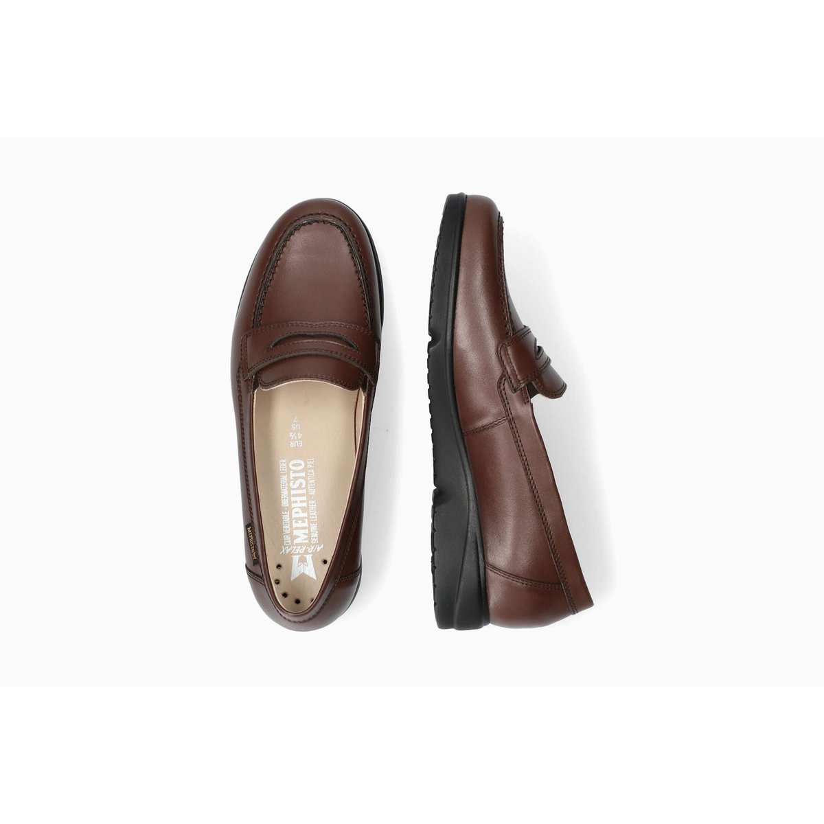 Mocassins en cuir DIVA marron 7, MEPHISTO