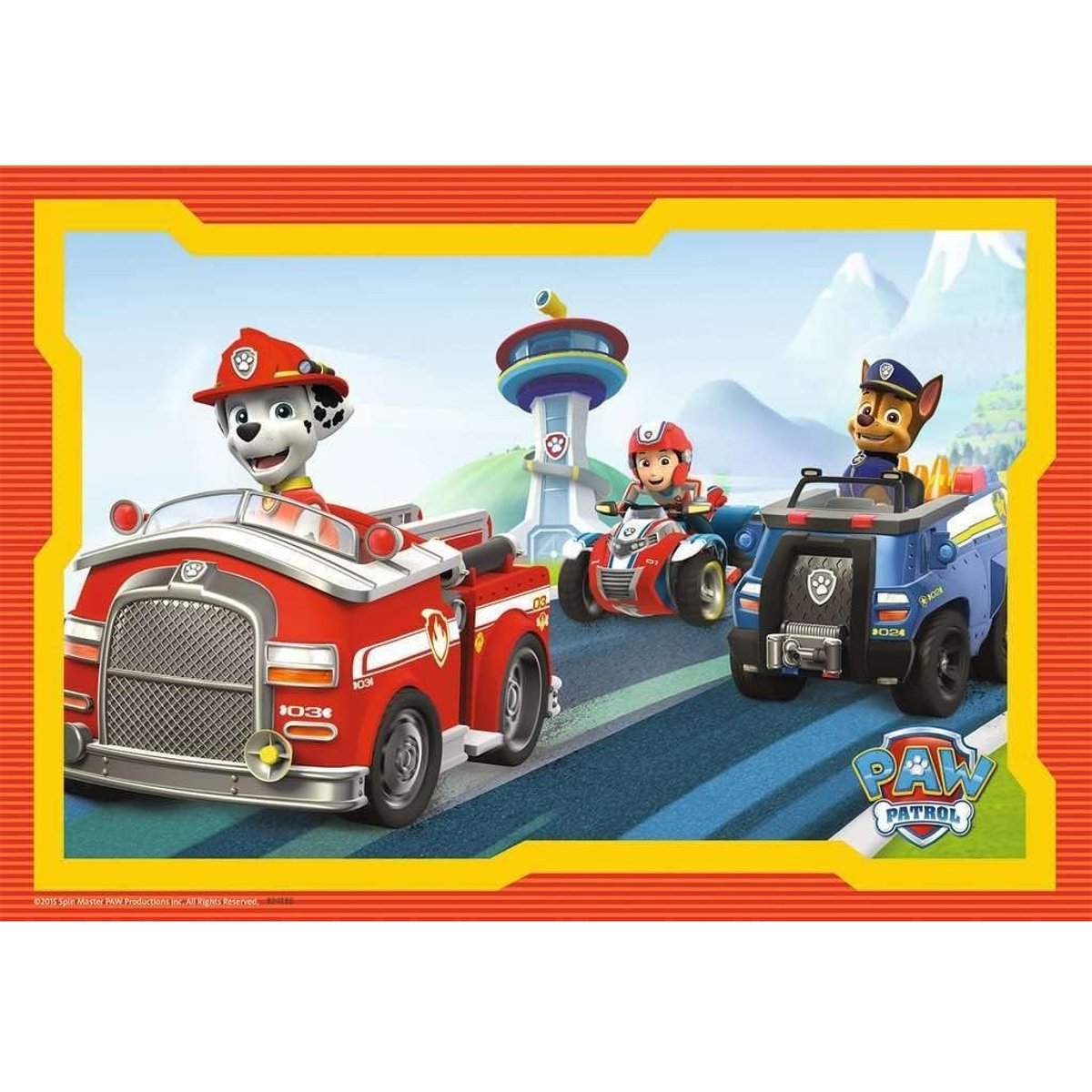 Puzzle Chase et la Pat‘Patrouille 2x12 pcs bleu, RAVENSBURGER
