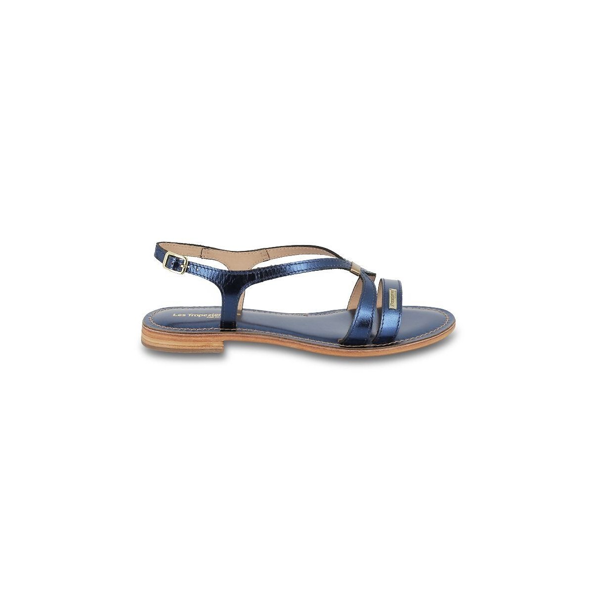Hamoon Leather Sandals navy blue, LES TROPEZIENNES PAR M.BELARBI