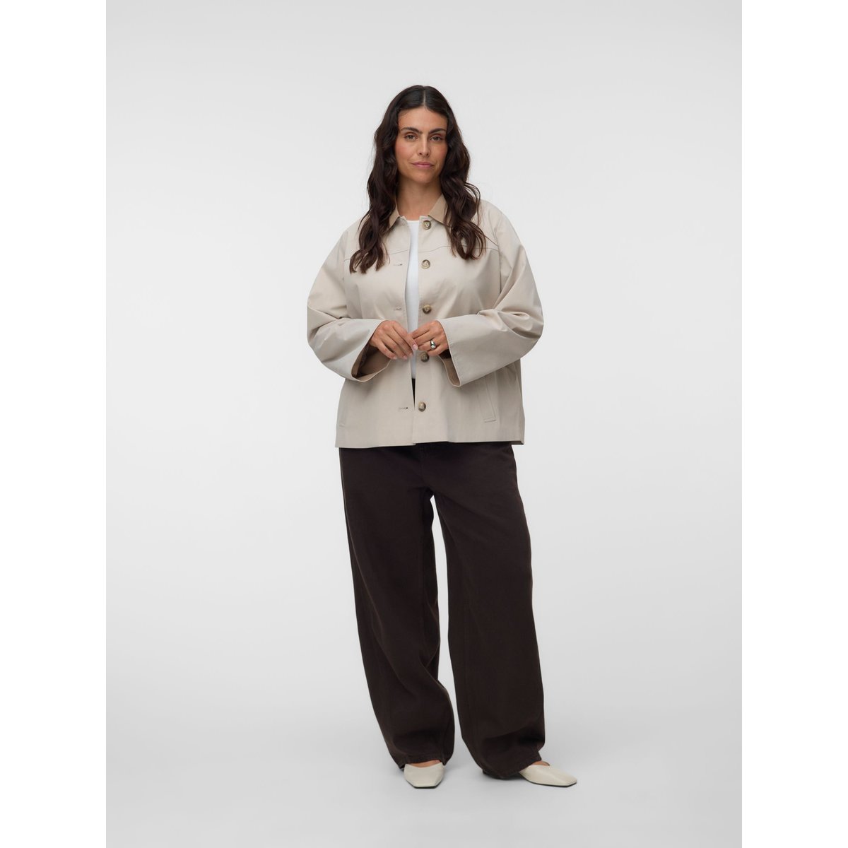 Veste oatmeal, VERO MODA