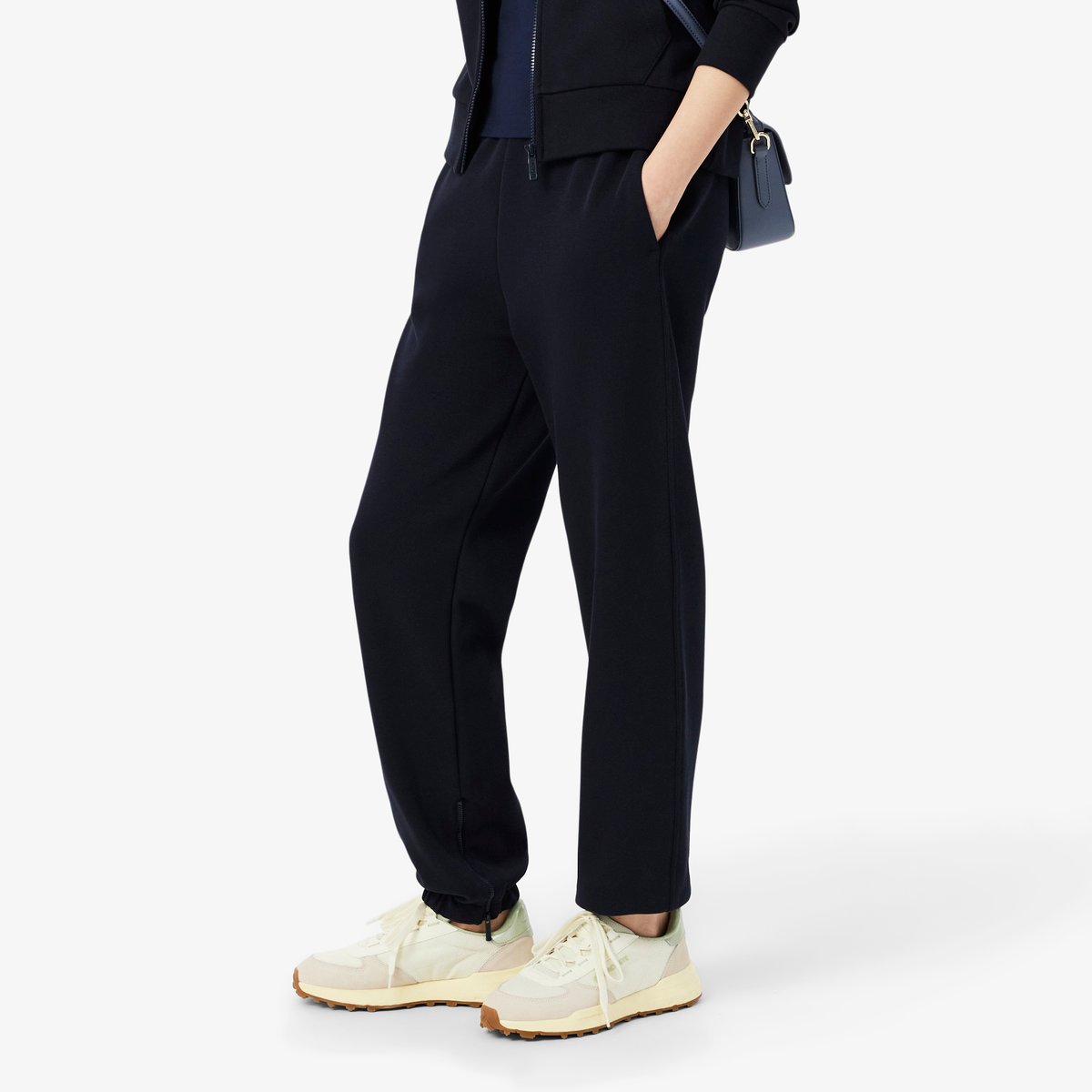 Pantalon de survêtement en Piqué bleu-hde, LACOSTE