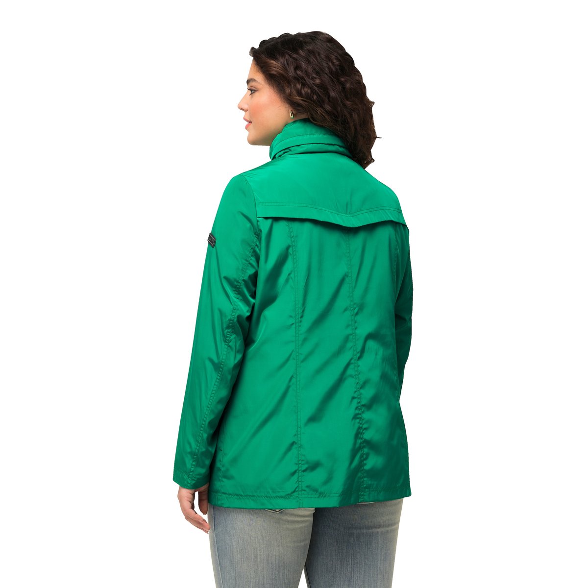 Veste technique HYPRAR, col montant, capuche émeraude, ULLA POPKEN