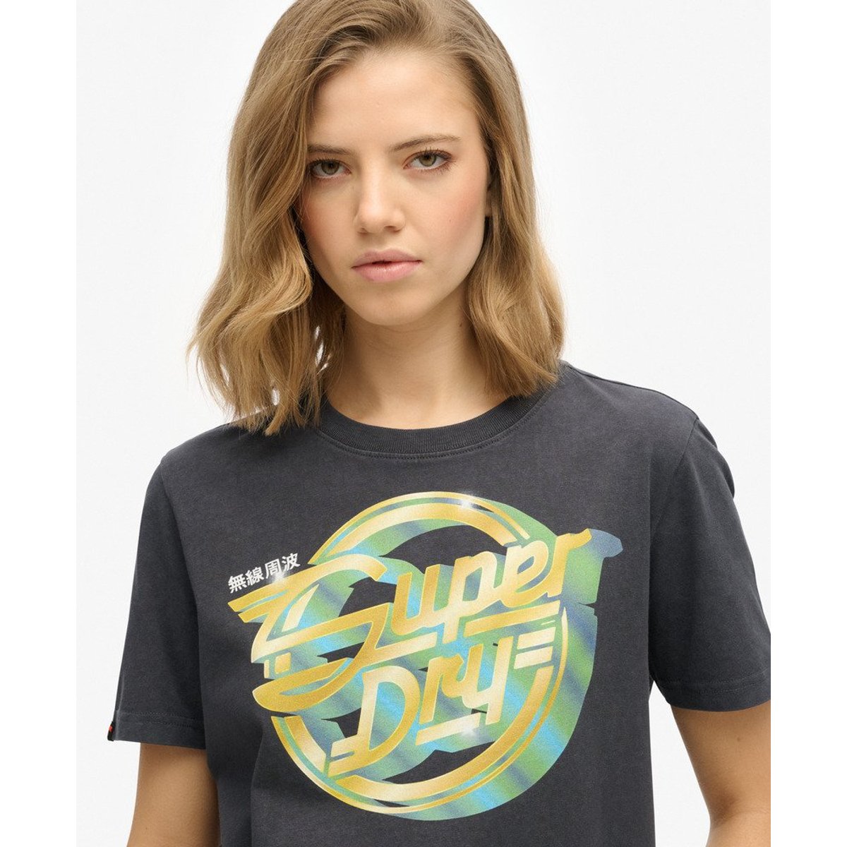 T-shirt décontracté Rock Band anthracite foncé, SUPERDRY