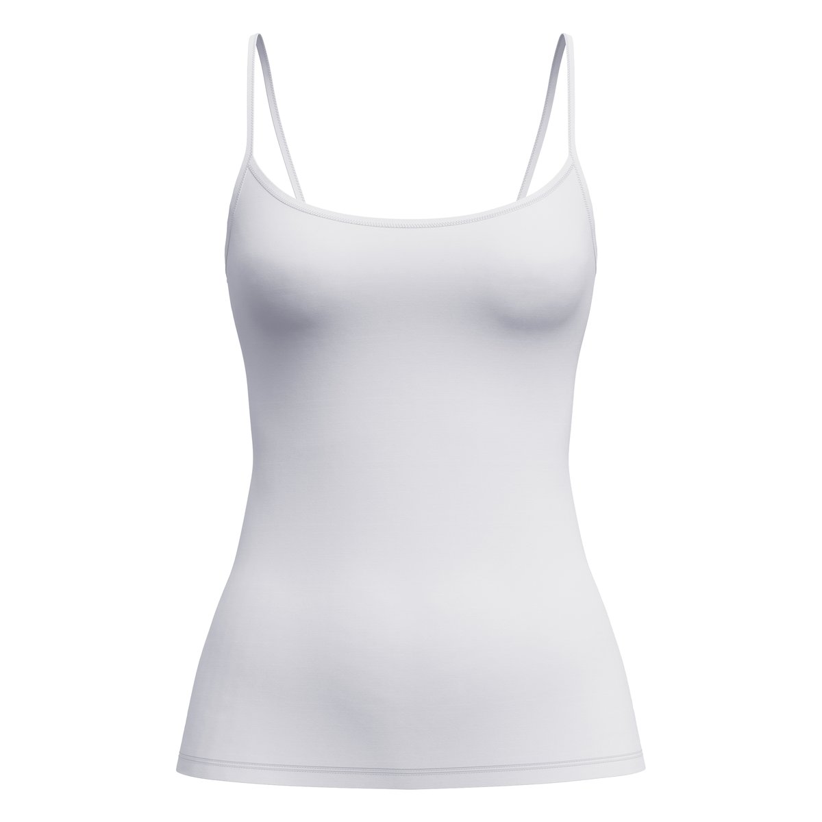 Débardeur à fines bretelles à bretelles Polyamide SLEEK SKIN blanc, CALIDA
