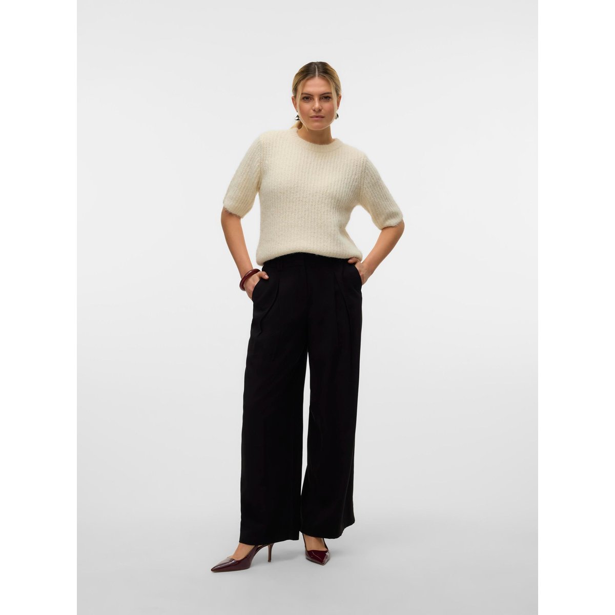 Pantalon noire - black, VERO MODA