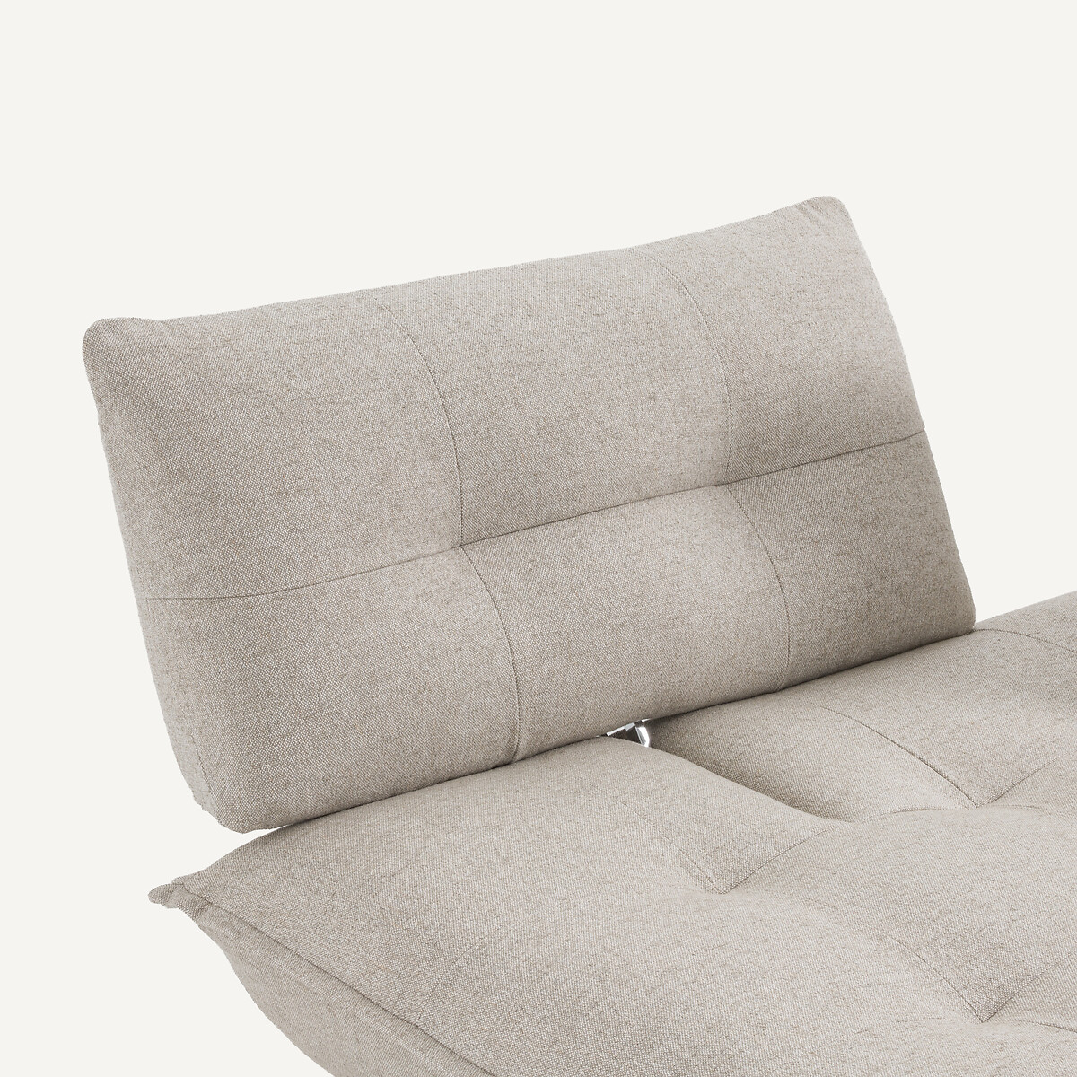 Banquette modulable en texturé viscose et lin, KAORI naturel, AM.PM