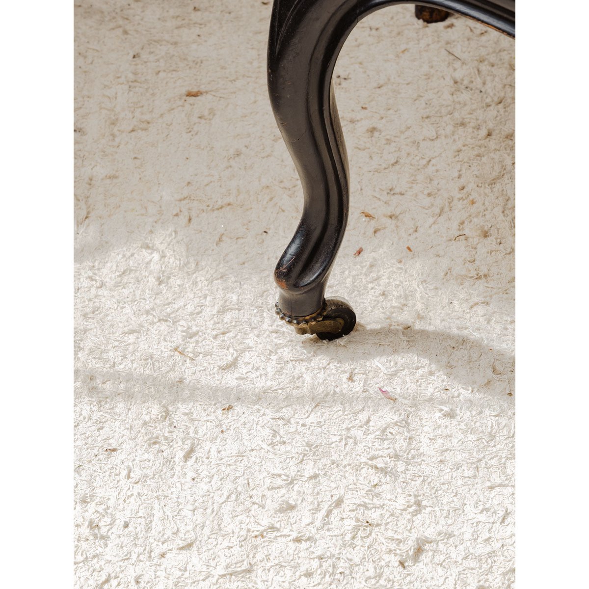 Paire de fauteuils Napoléon III en bois et tissu Ernest N°972 - Bon état noir, DEBONGOUT