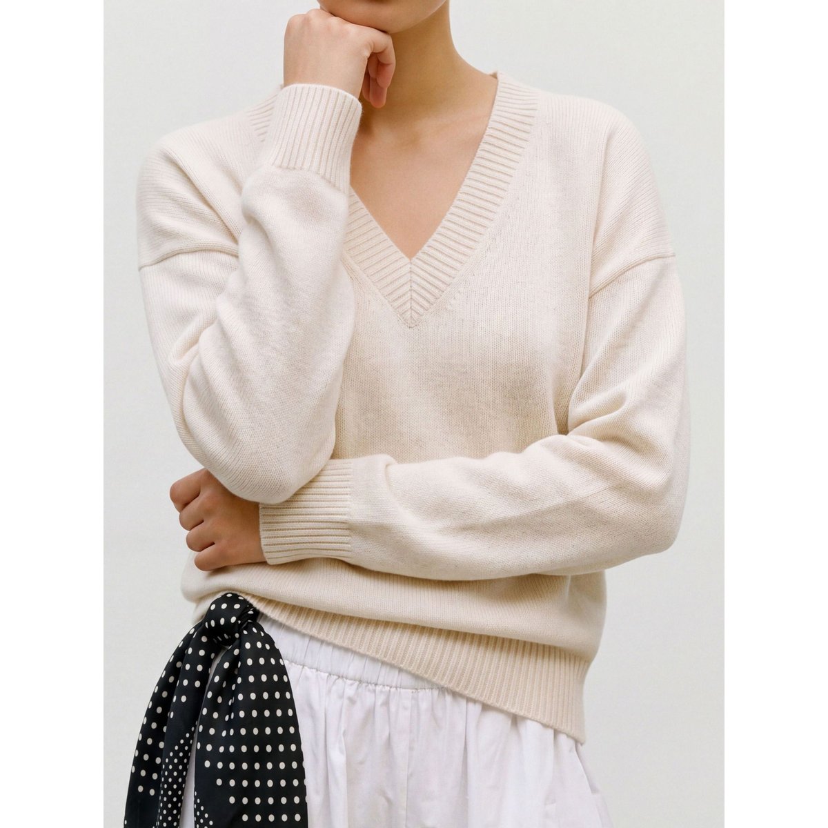 Pull En Maille birch 1, VERO MODA