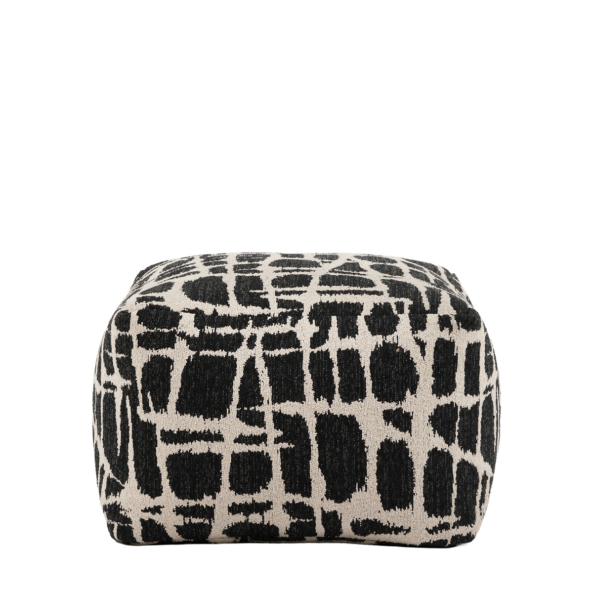 Elena Jacquard Pouffe 55x55cm slate, ÉDITÉ