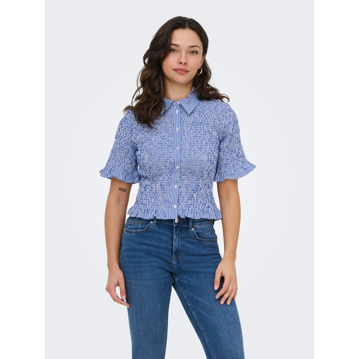 Chemise blue bonnet, ONLY
