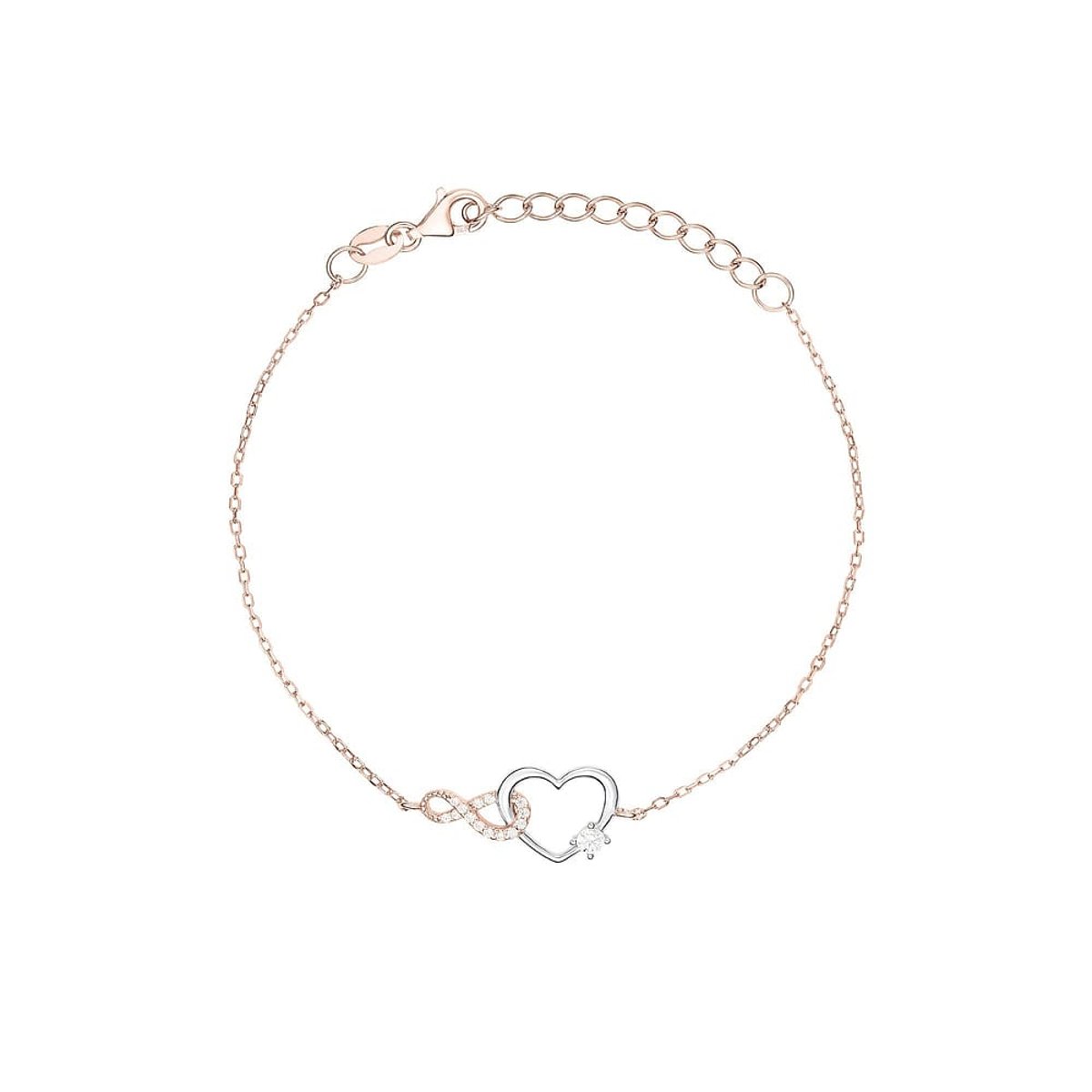 Bracelets en Argent/oxyde de zirconium De Zirconium et Oxyde de zirconium argent, ROSELINE