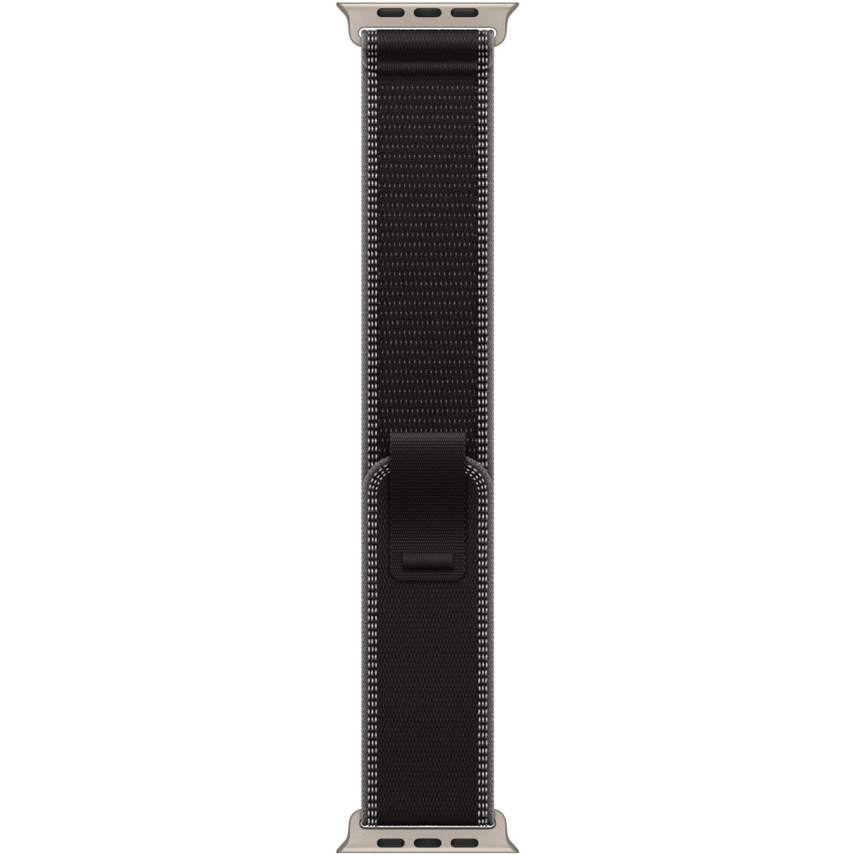 Bracelet 49 mm S/M Trail noir/charbon naturel noir, APPLE