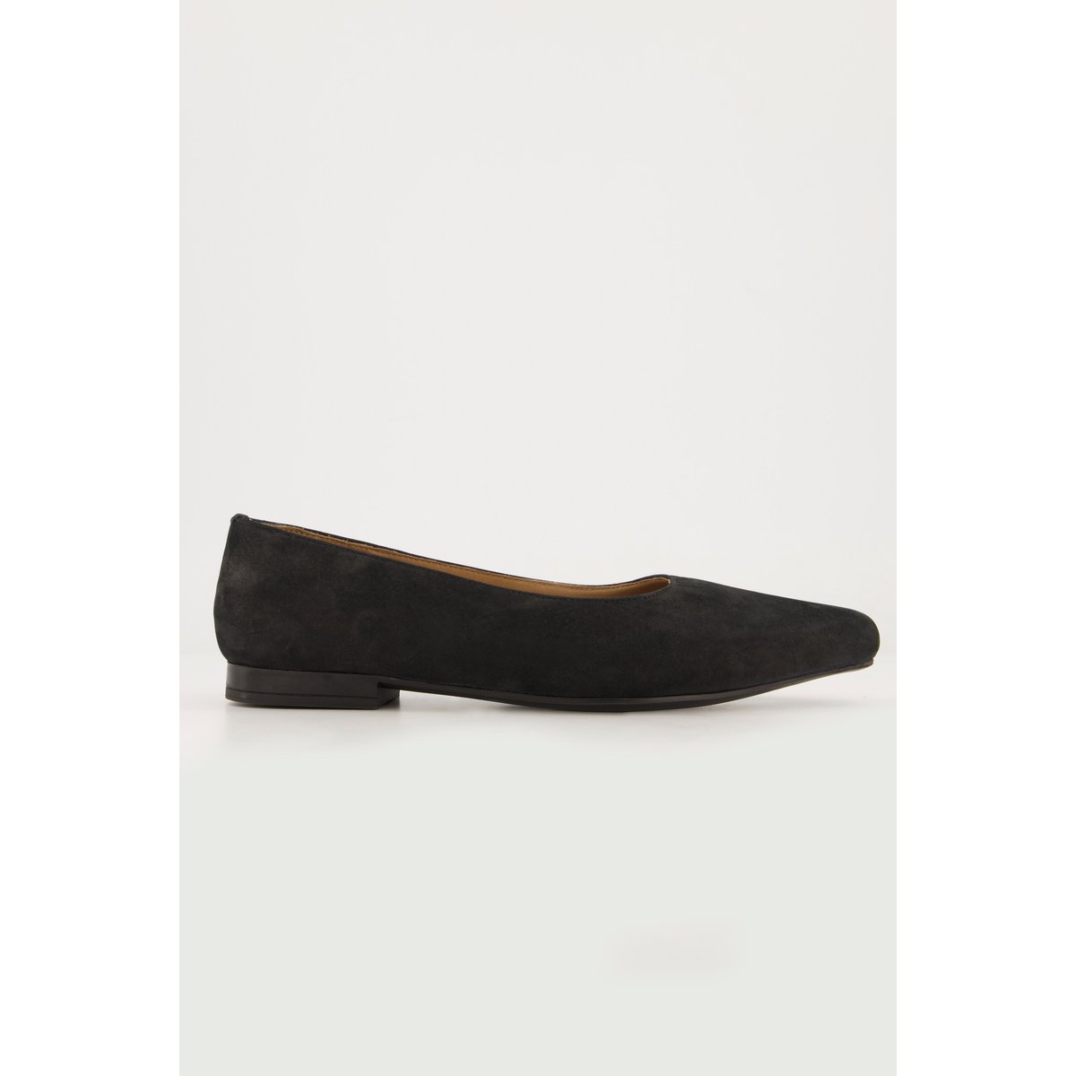 Ballerines en nubuck – largeur H , pied large noir, ULLA POPKEN