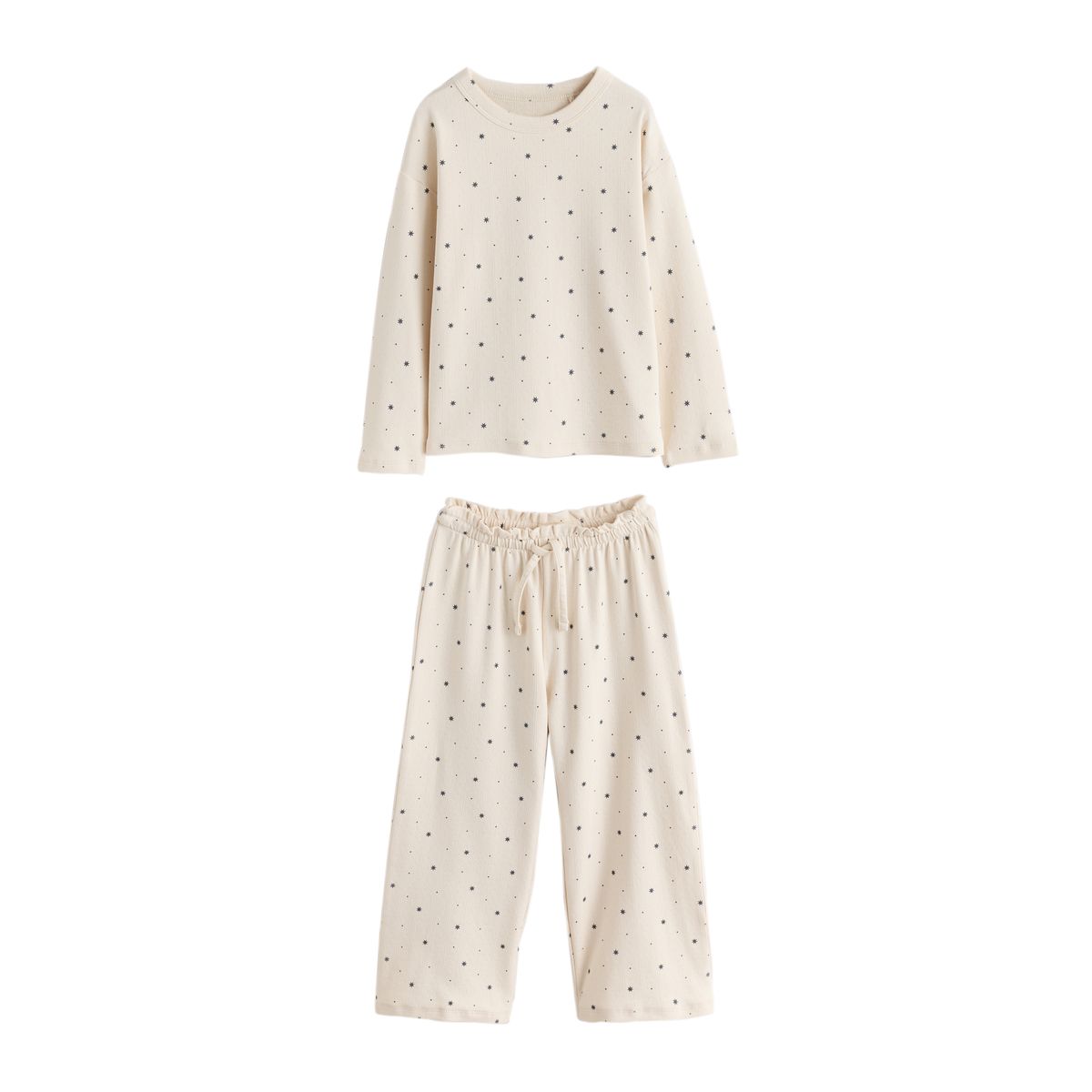 Pyjama large en pointelle, lot de 1 noir/écru, NEXT