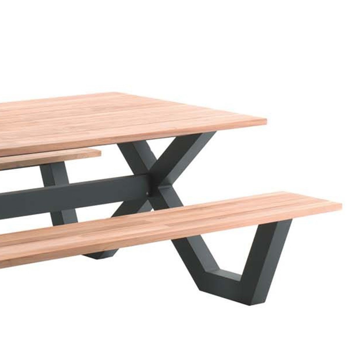 Table de pique-nique Carelli noire noir, GESCOVA