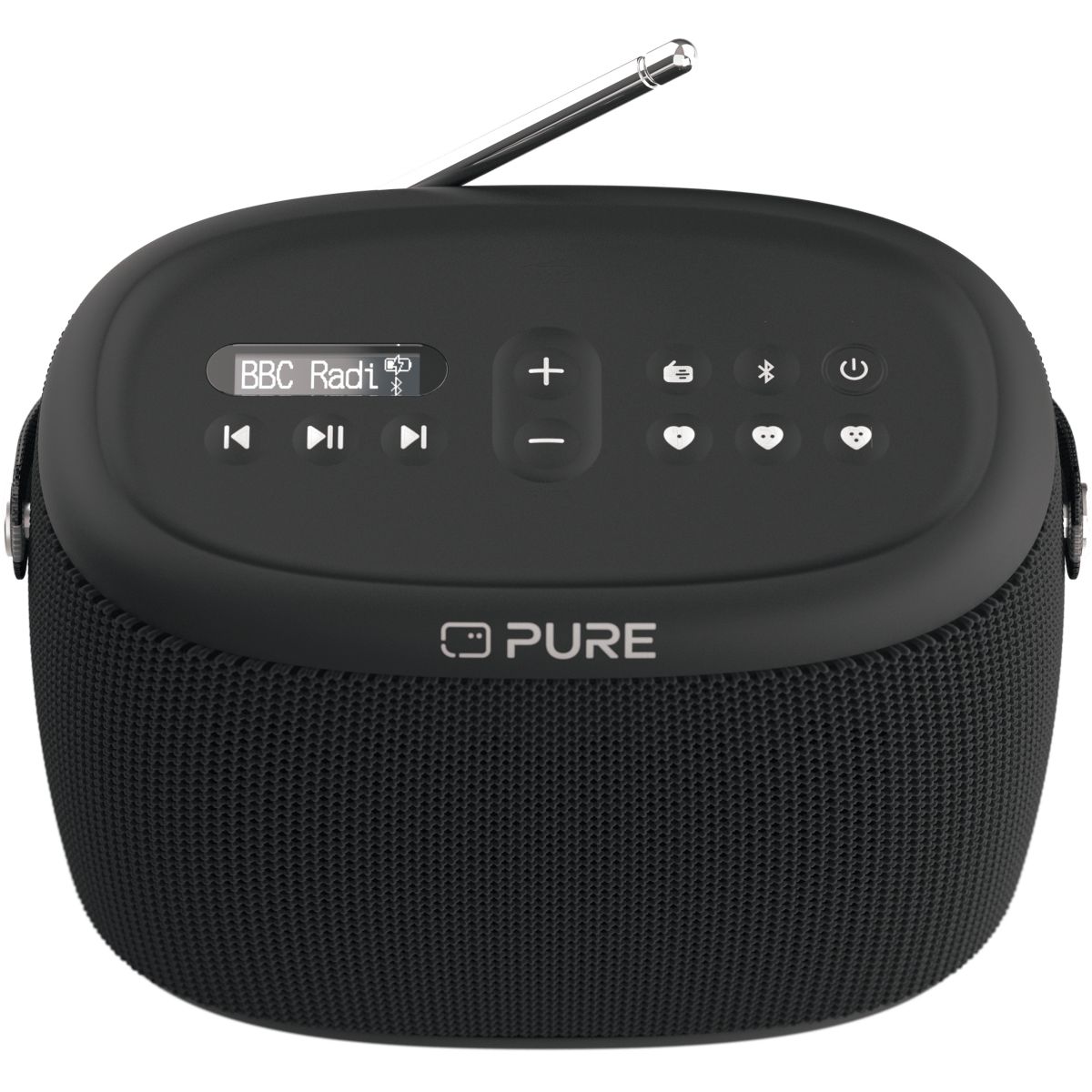 Radio DAB Woodland Black couleur unique, PURE
