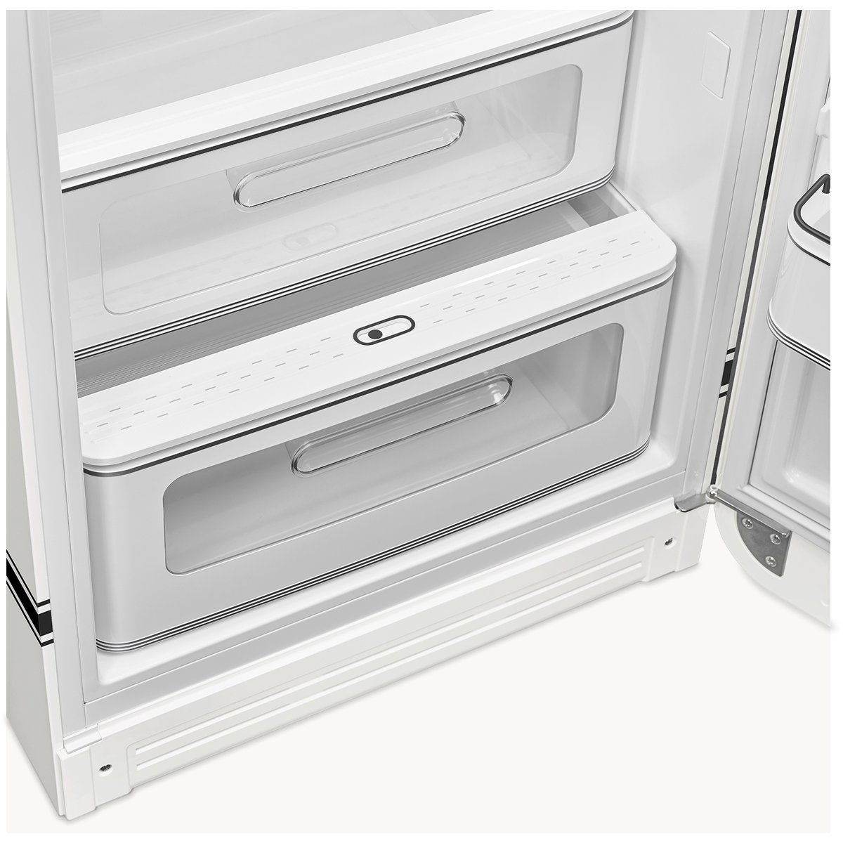 Réfrigérateur 1 porte poignée à gauche FAB28 blanc carrara brillant, SMEG