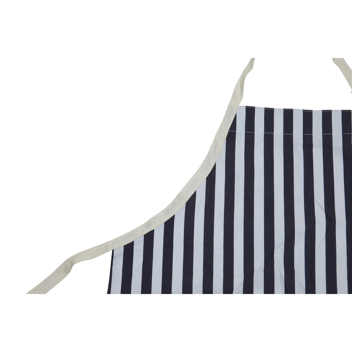 Cotton Apron in Stripe black, SO'HOME