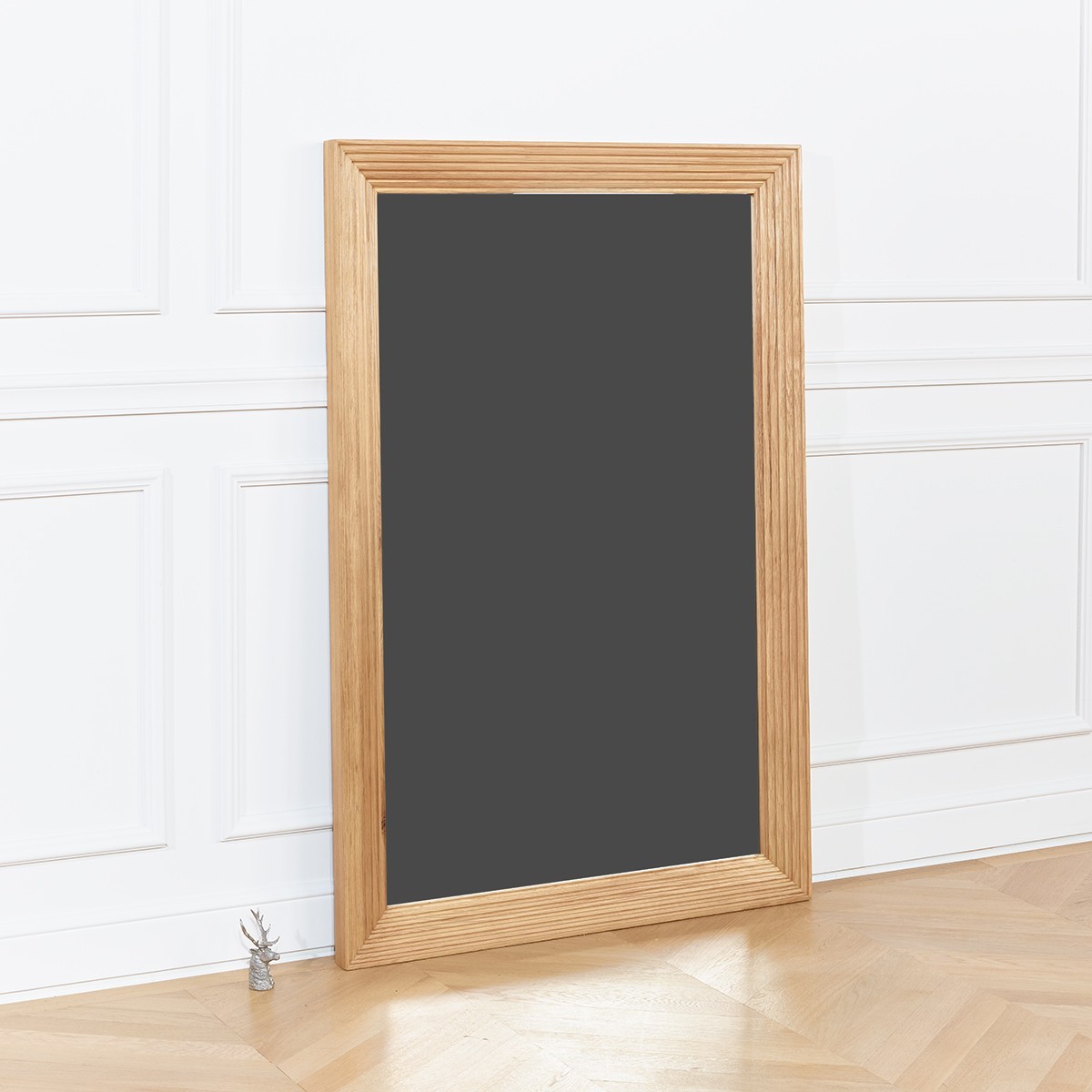 Miroir 150x100 cadre en chêne QUINCY beige, ROBIN DES BOIS