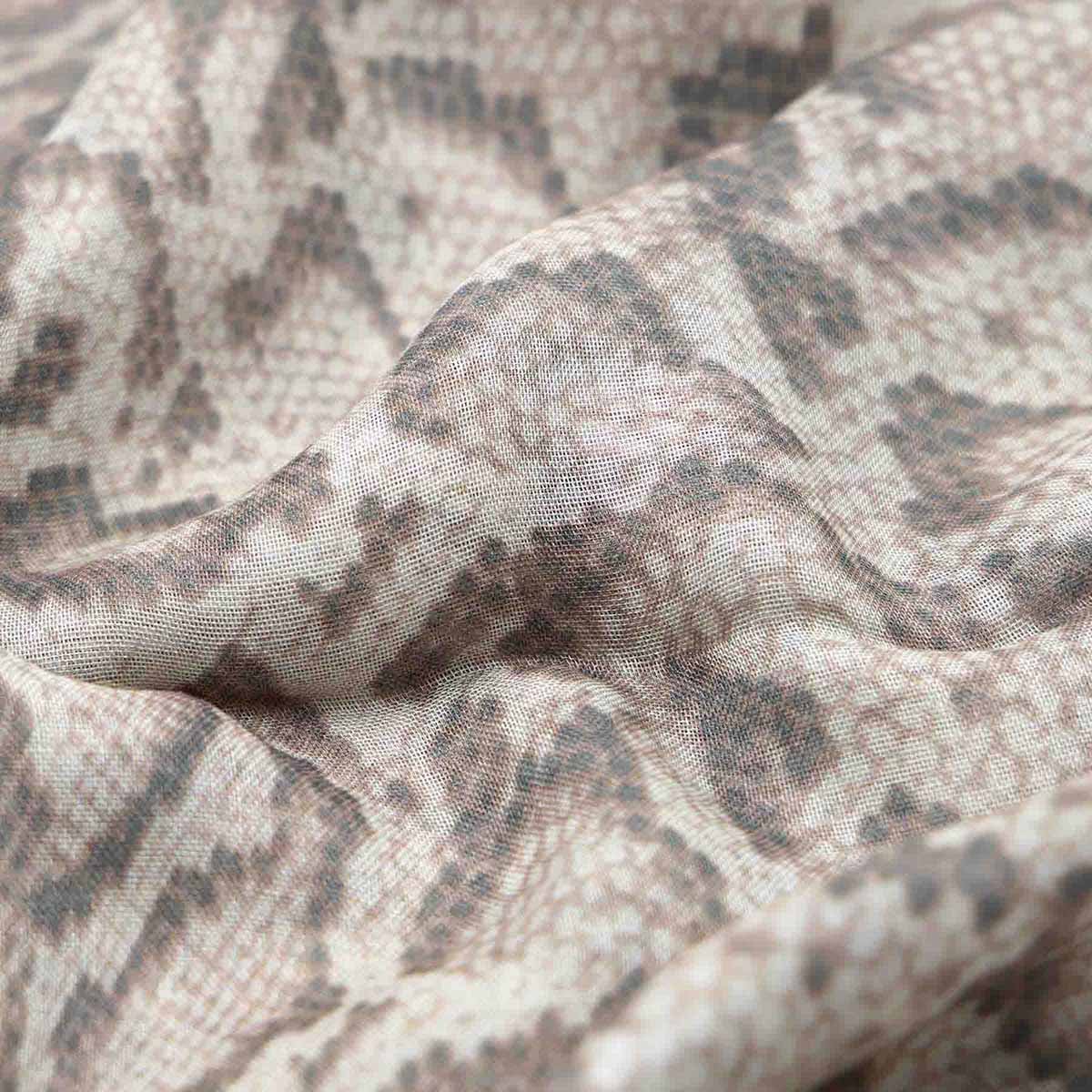 Foulard Gladys taupe, MISE AU GREEN