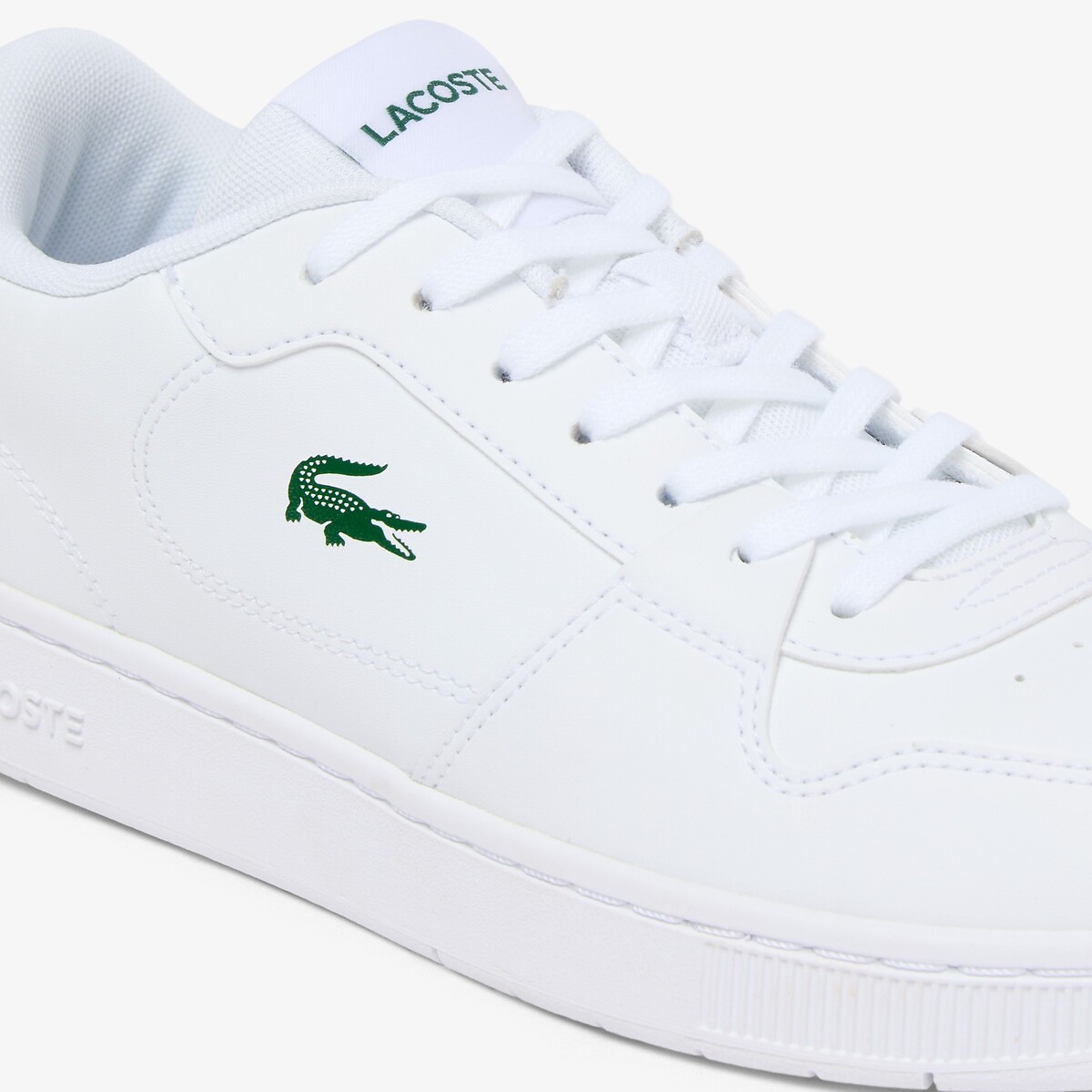 Niedrige Sneakers COURT ACE weiss/grün, LACOSTE