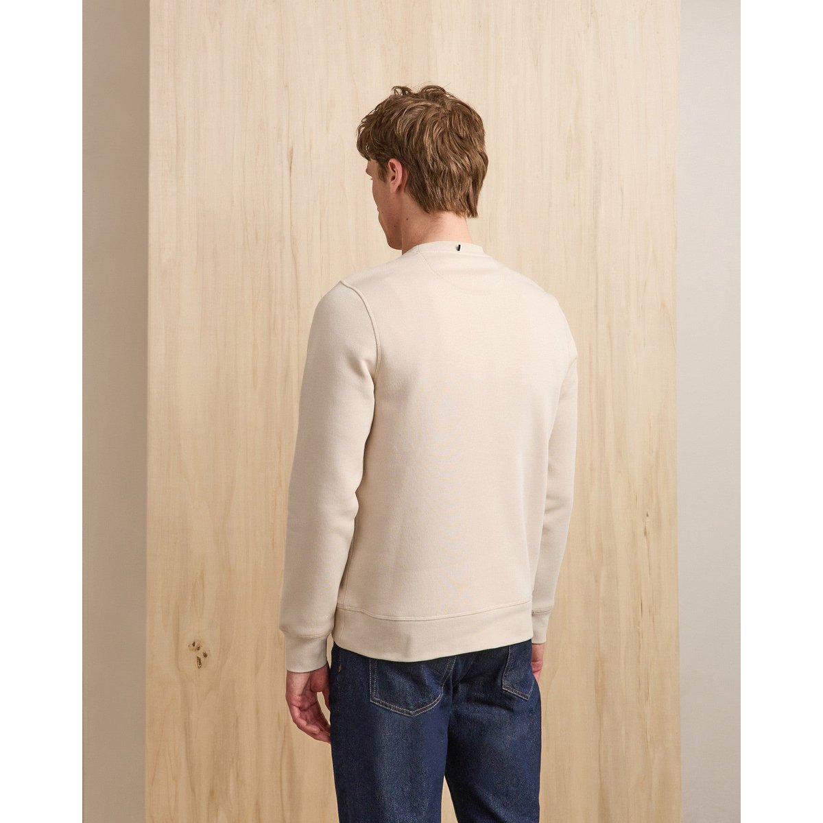 Sweat DONZY beige foncé, FAGUO