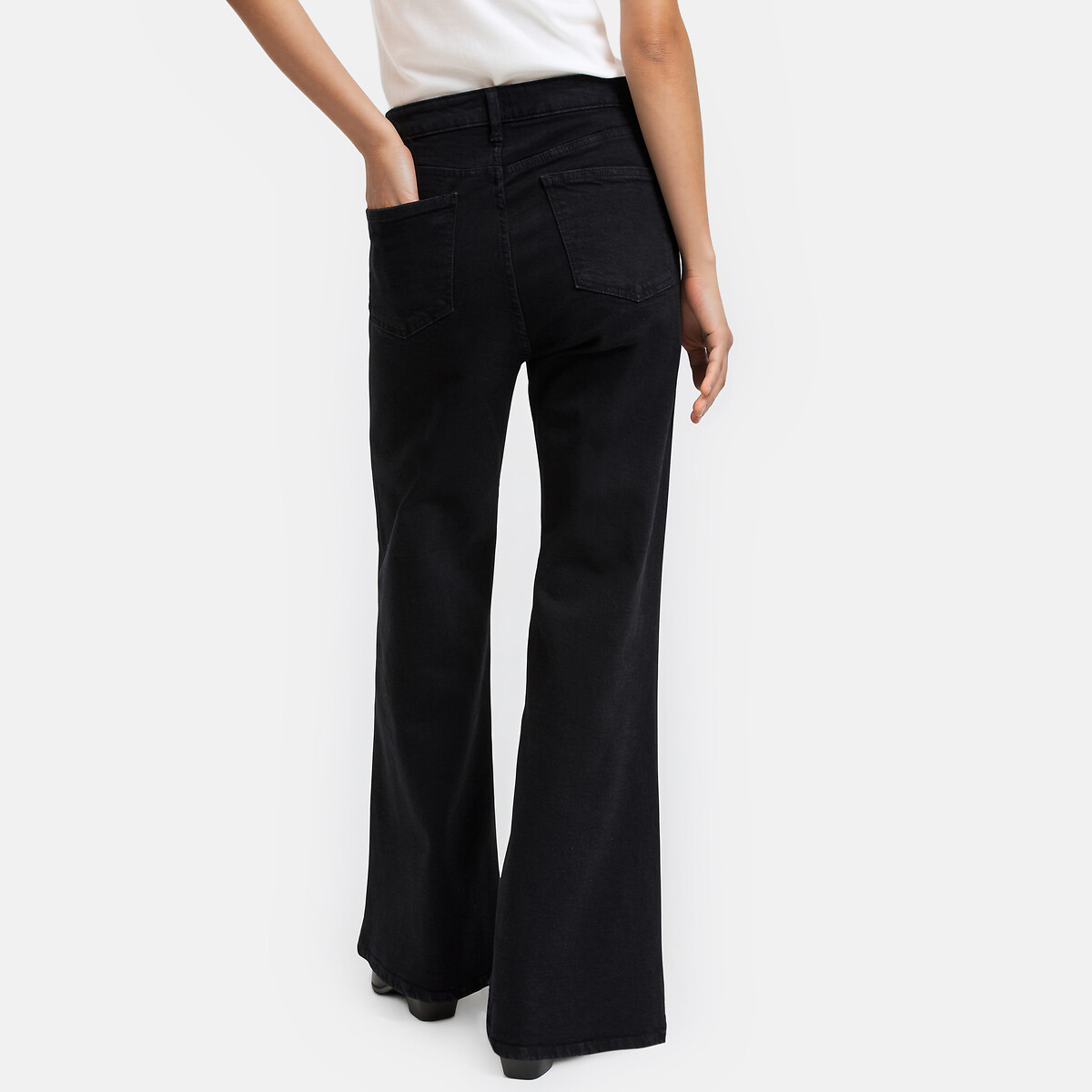 Jean bootcut noir lavé, LA REDOUTE COLLECTIONS