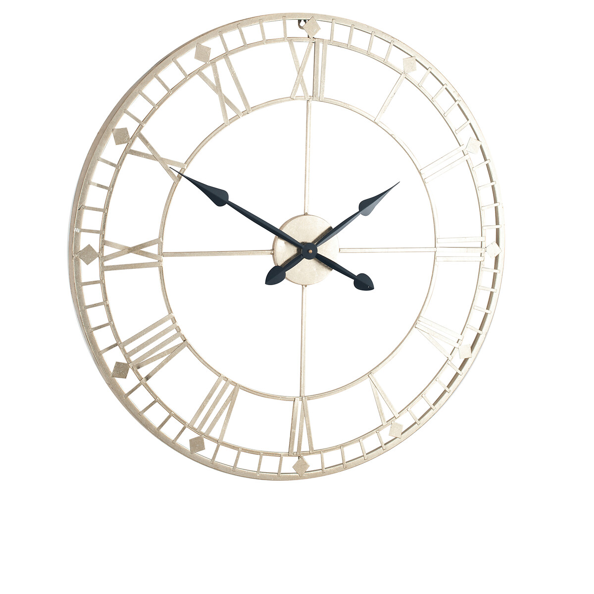 80cm Antique Gold Metal Round Wall Clock gold-coloured, ÉDITÉ