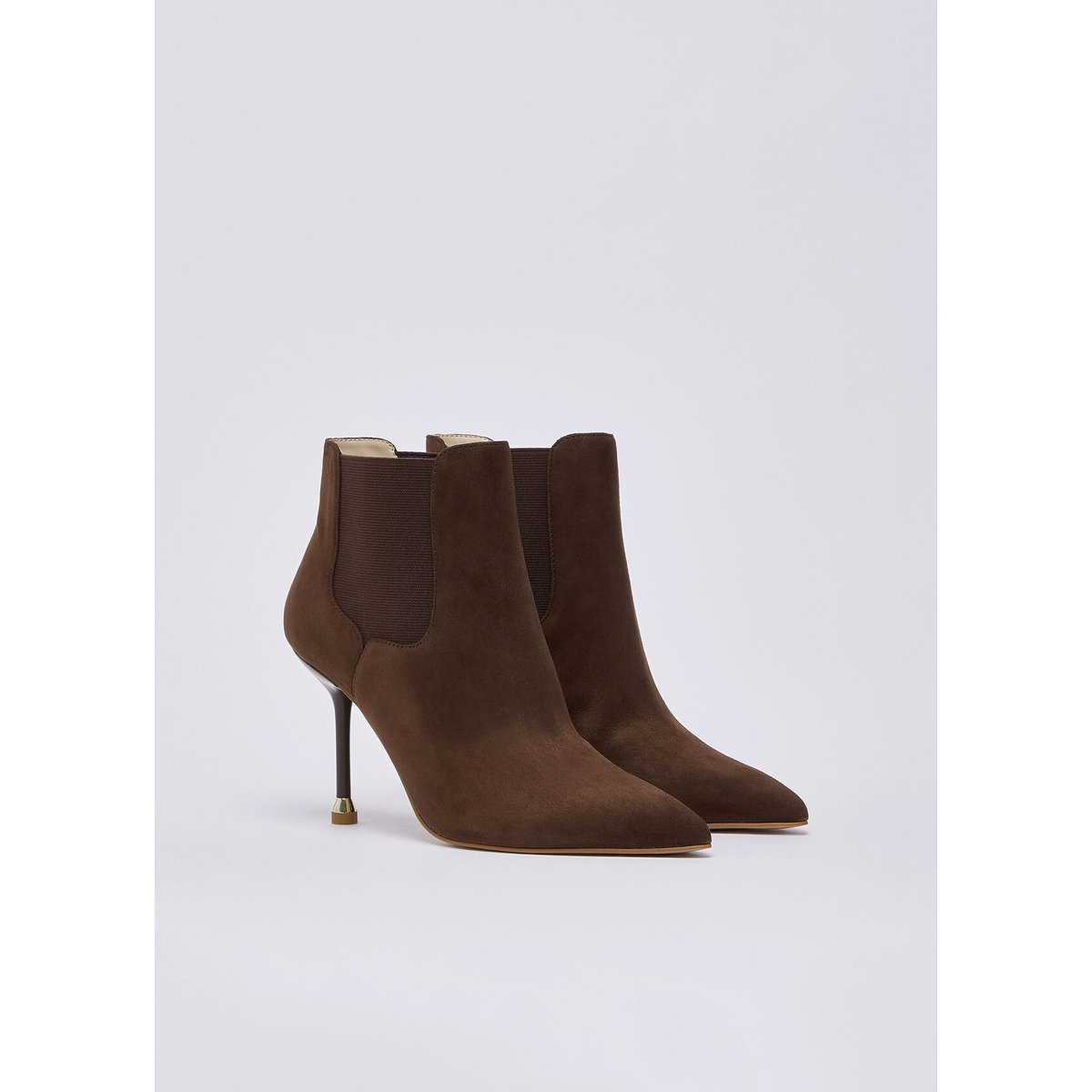 Bottines en daim ébène, LIU JO