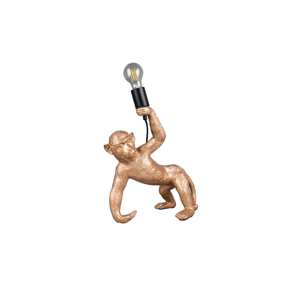 Candeeiro de Mesa Bobo, da Trio Lighting dourado, TRIO LIGHTING