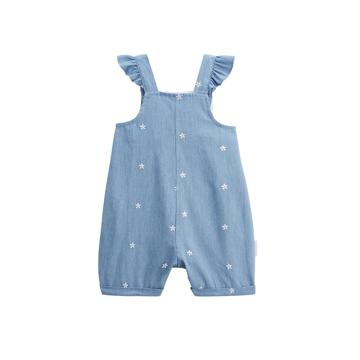 Salopette bébé en chambray Ciao Milano bleu, PETIT BEGUIN