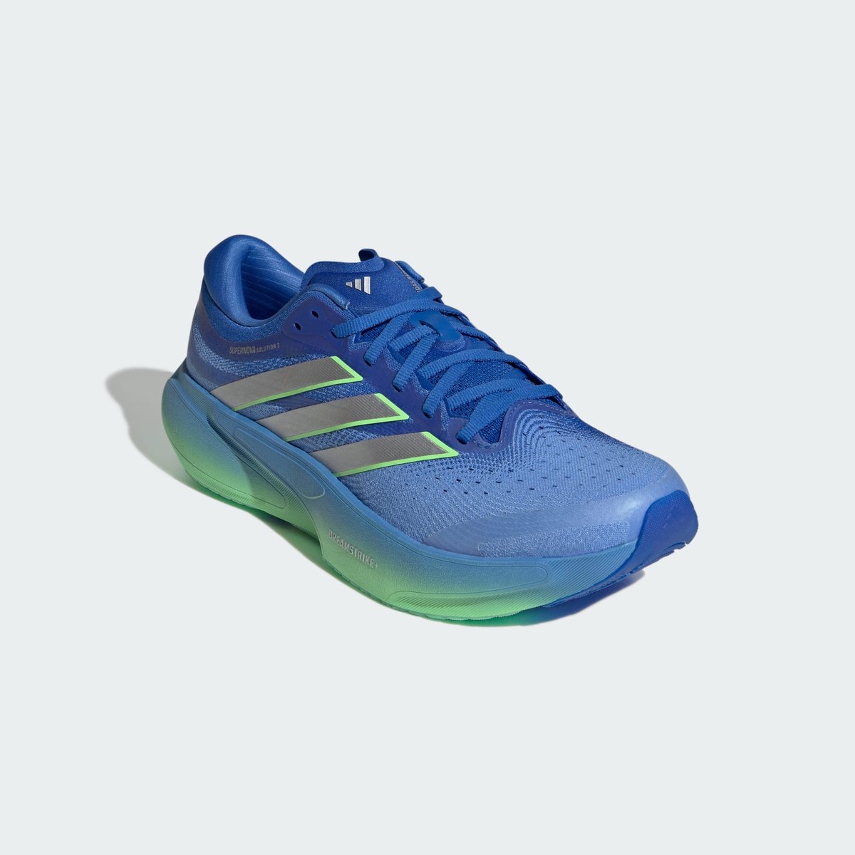 Chaussure De Running Supernova Solution 3 Chaussure De Running Supernova Solution 3 lucky blue / silver metallic / lime burst, adidas Performance