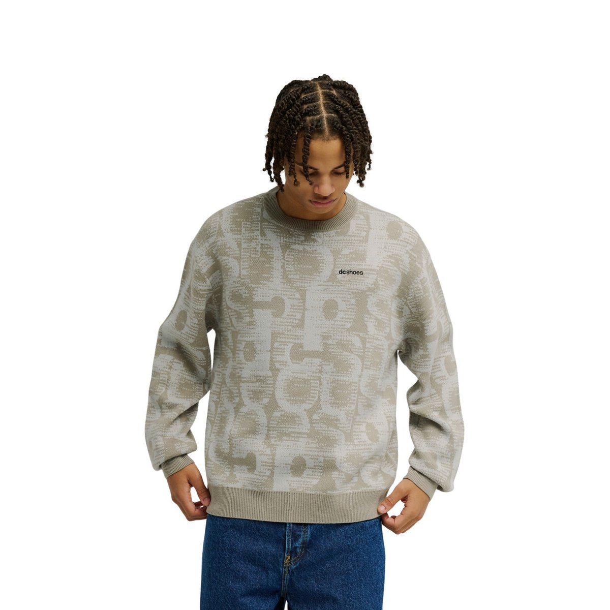 Pull. gris dc blitxed high rise, DC SHOES