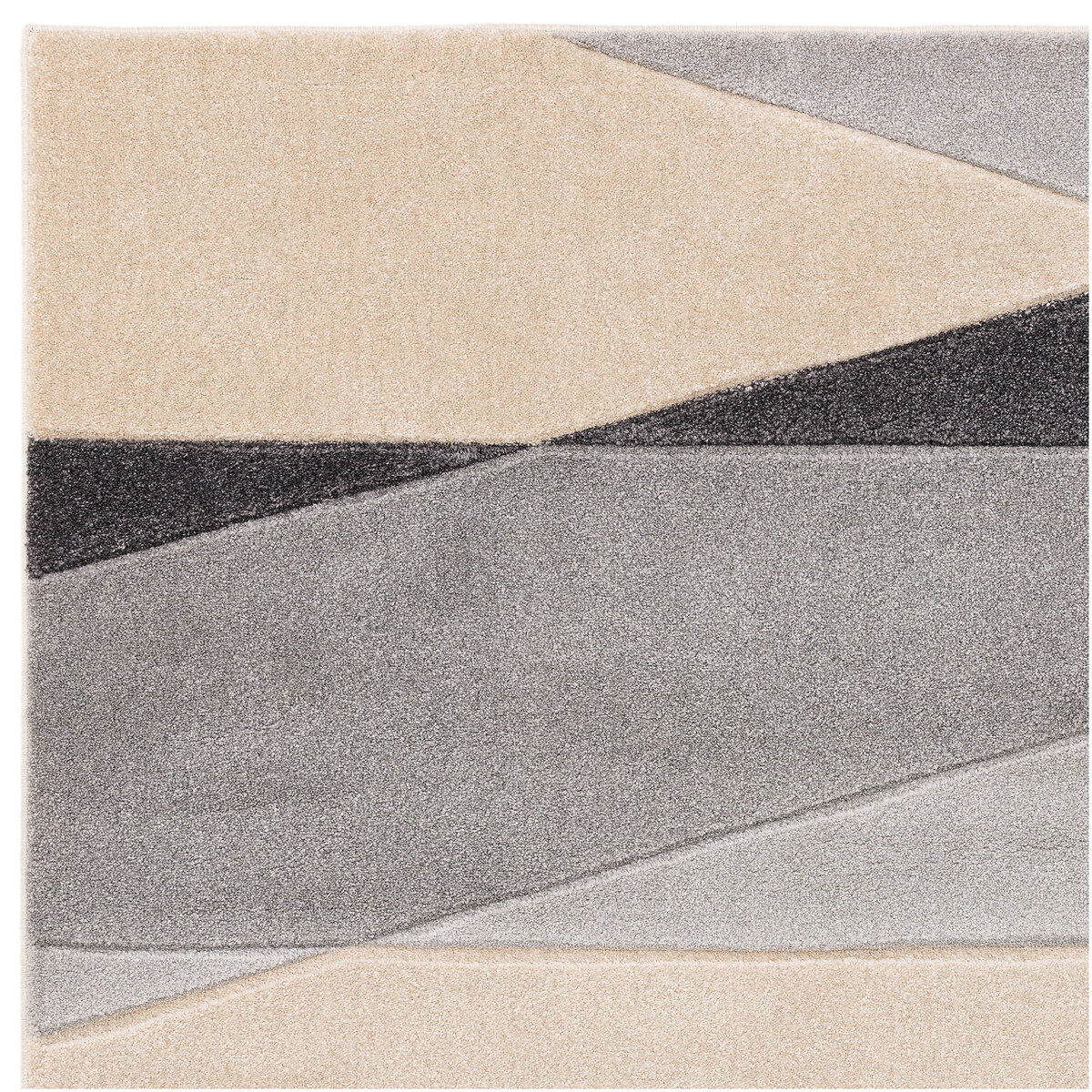 Geometric Segment Pattern Rug grey, SO'HOME