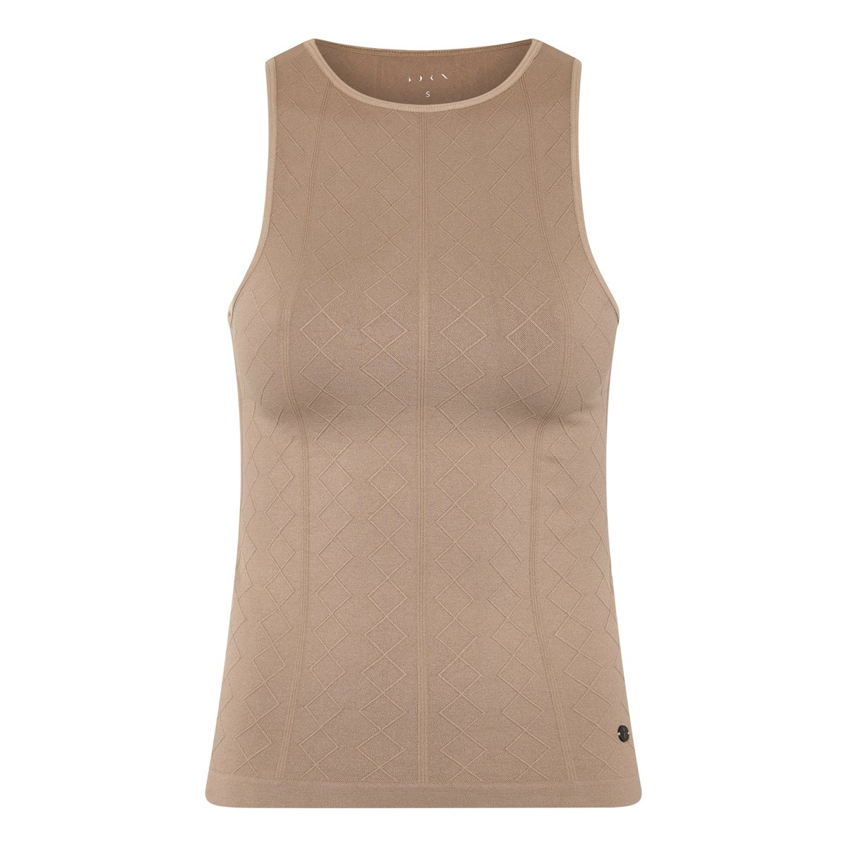 T-Shirt de sport Seamless sans manches ARES taupe, BORN