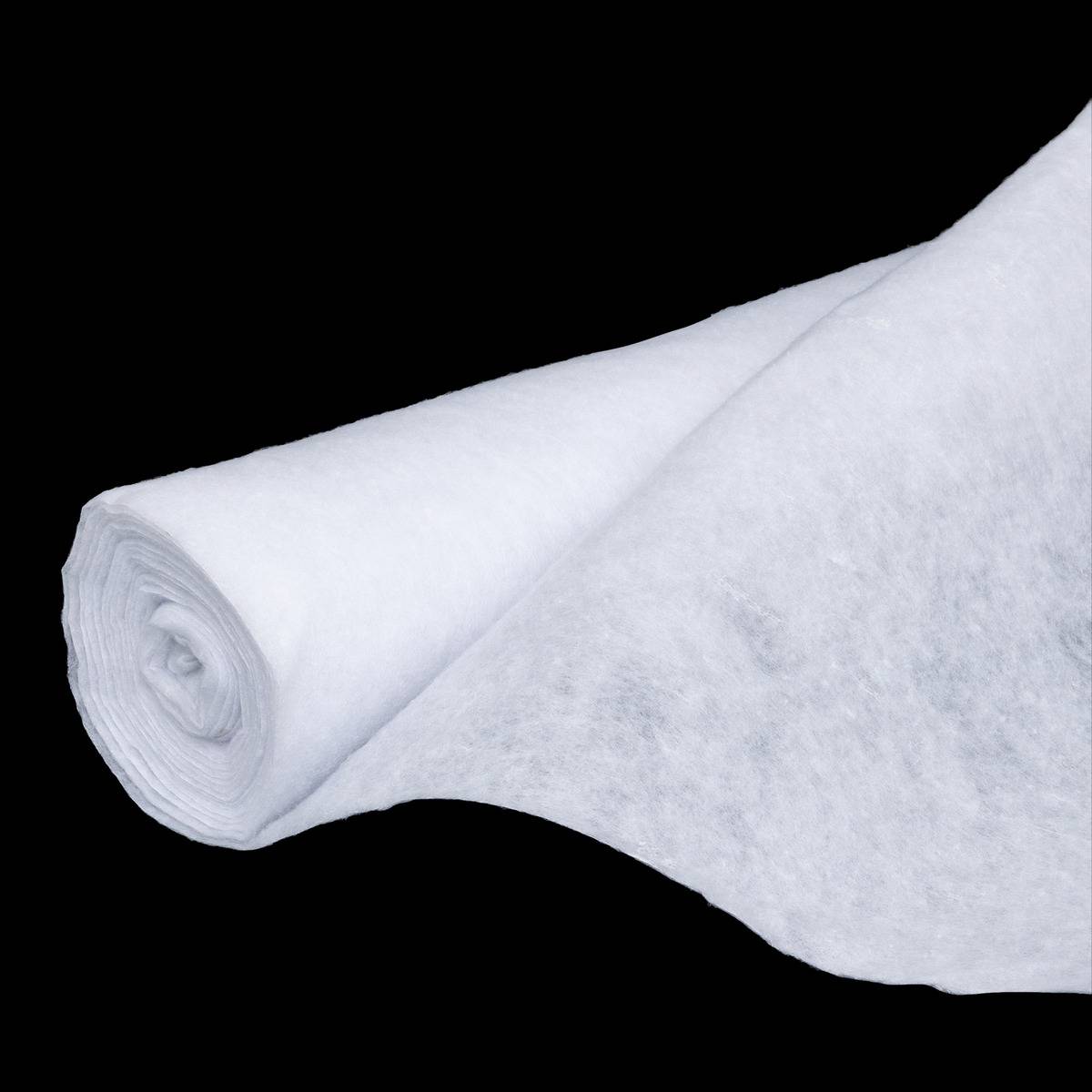 Tapis de neige fin en rouleau 1 x 5 m blanc, ATMOSPHERA