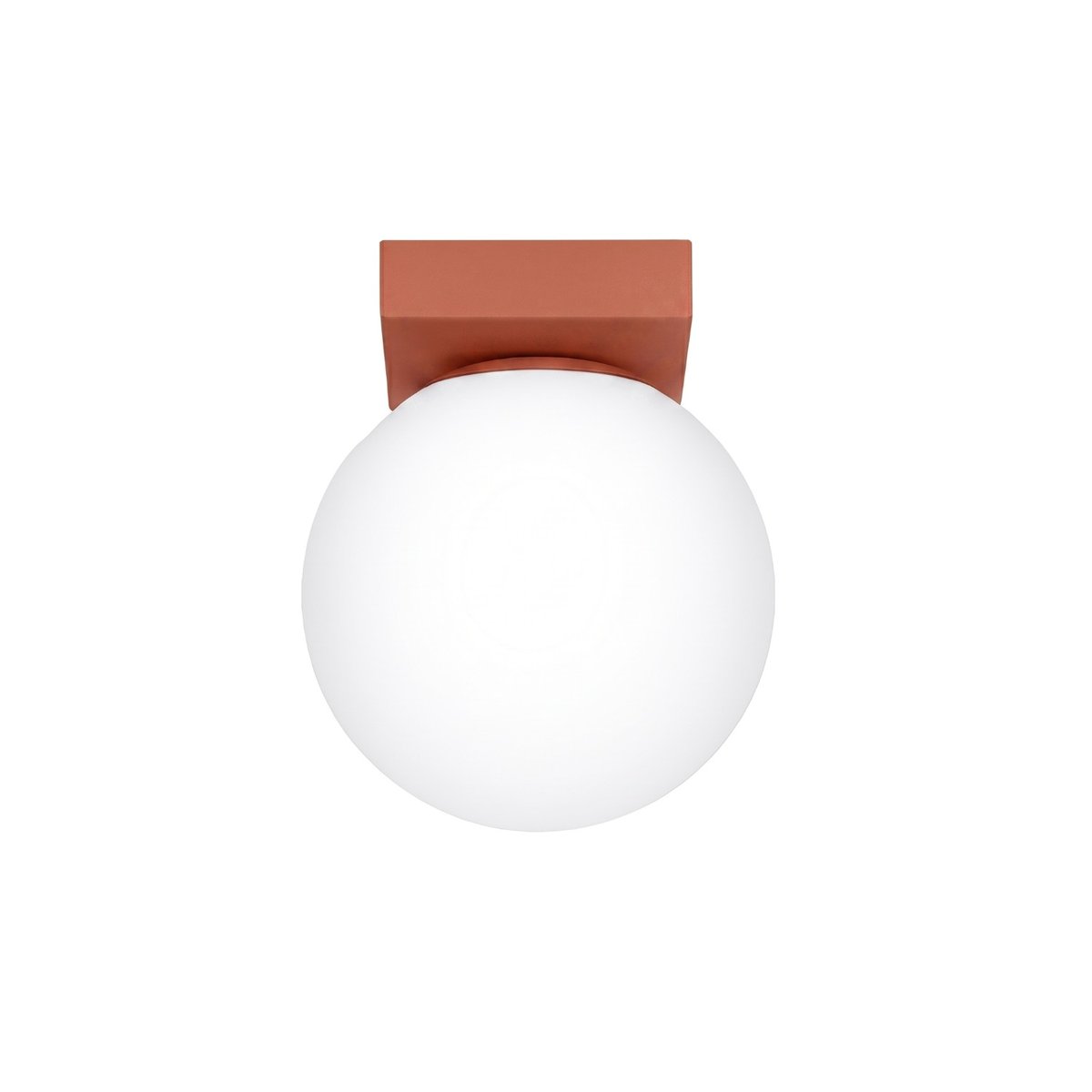 Plafonnier Acier Ocre Rouge G9 1 Yoli ocre rouge, EDEN