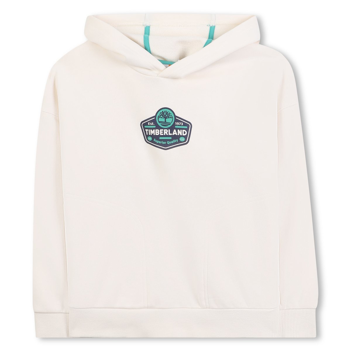 Sweat à capuche en polaire ivoire, TIMBERLAND