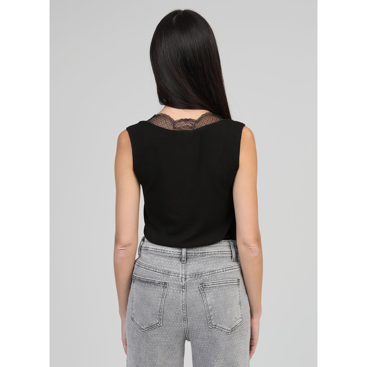 Debardeur ASTURIE noir, AN'GE