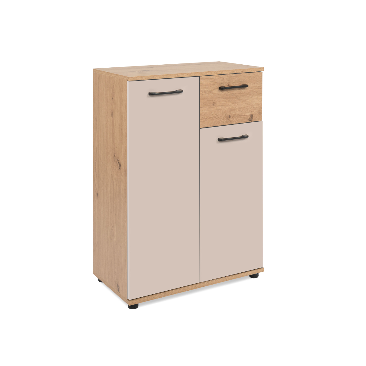 Buffet 2 portes, 1 tiroir LINO bois clair, CALICOSY