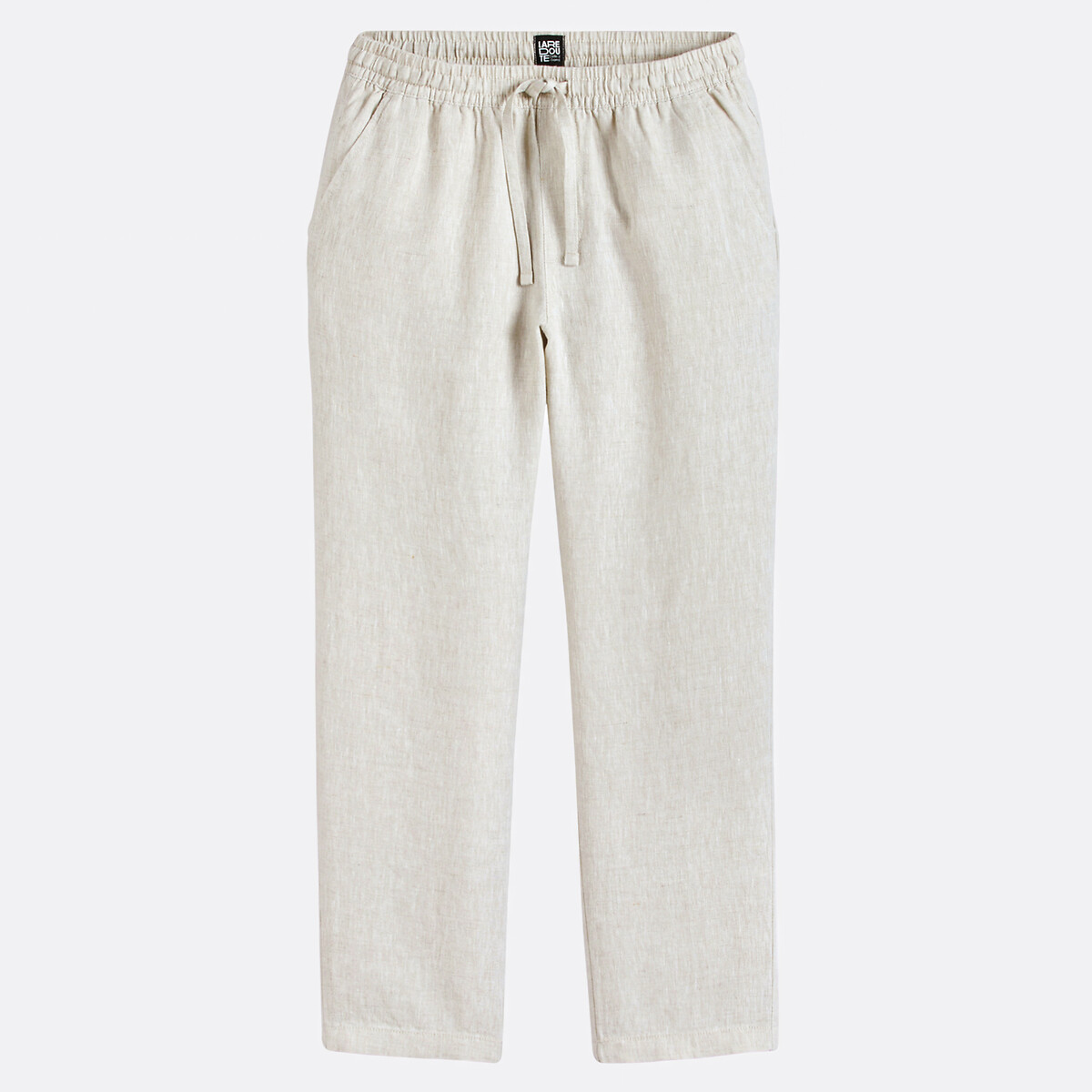 Leinenhose, gerades Bein naturbeige, LA REDOUTE COLLECTIONS