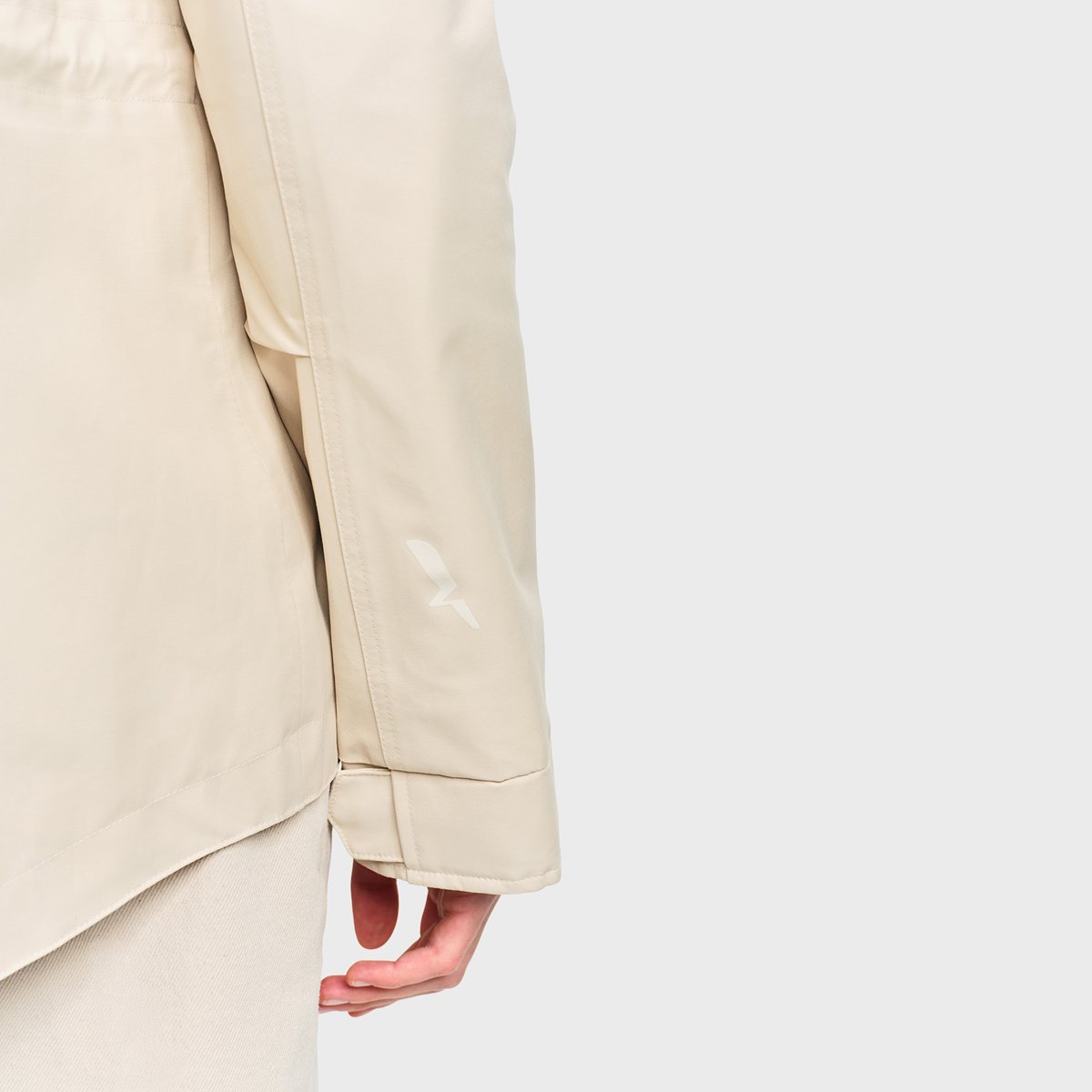 Parka fishtail à capuche RETROBLOOMA sable, AIGLE
