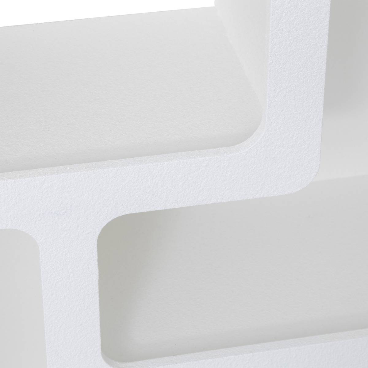 Meuble 4 niches SOLEYA blanc, ATMOSPHERA