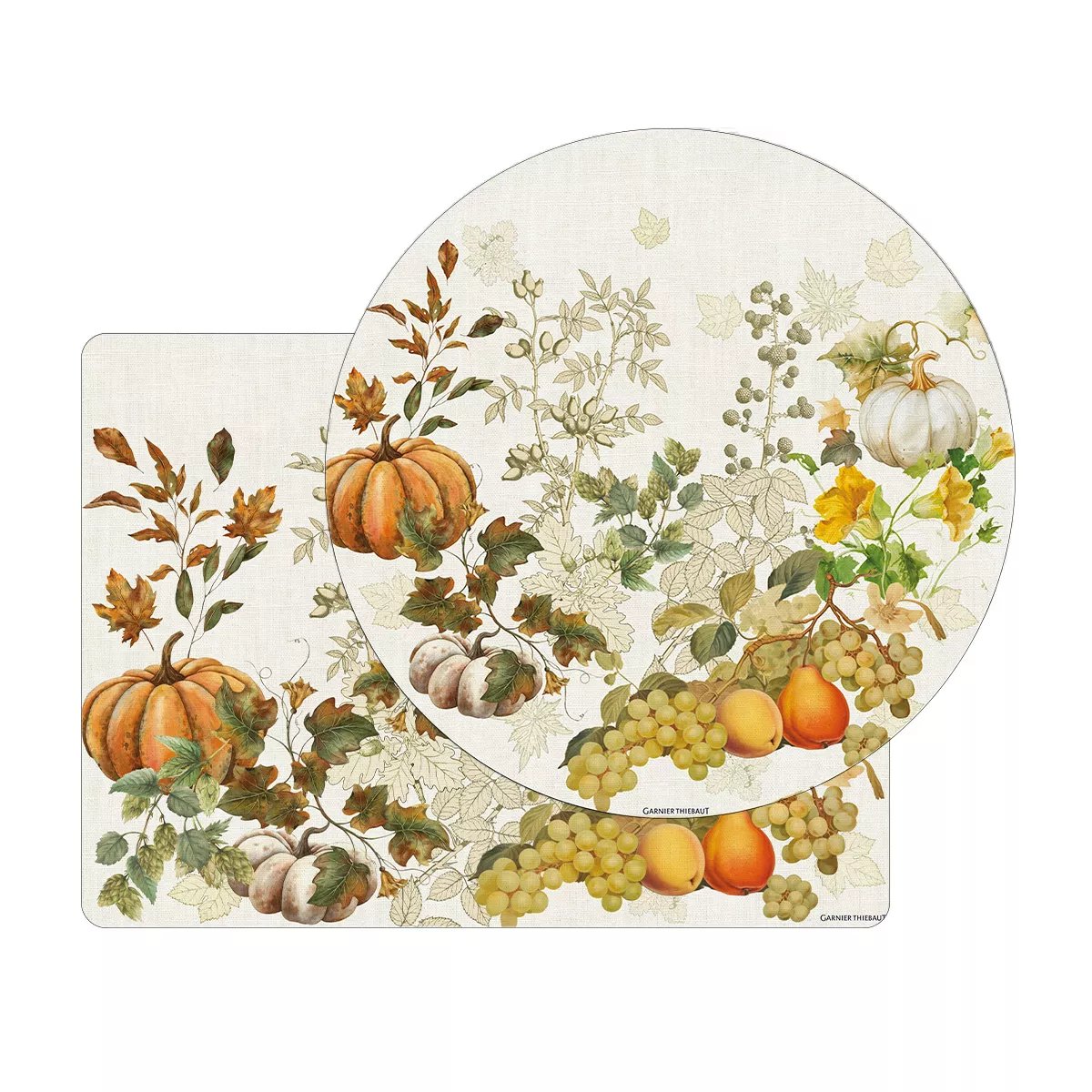 Set vinyle DELICES D'AUTOMNE potiron, GARNIER THIEBAUT