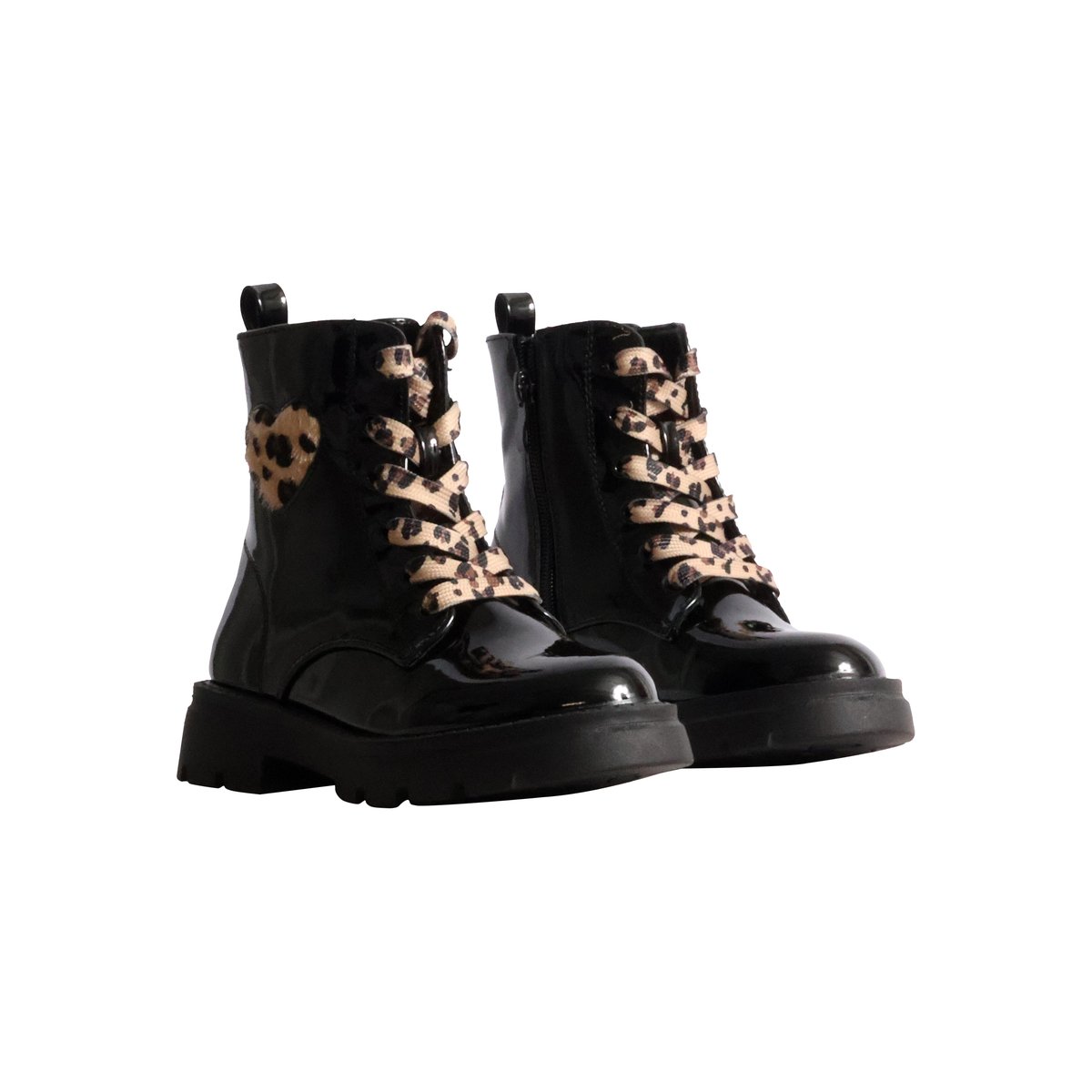 Bottines à Zip Doremi noir vernis, ENZA NUCCI