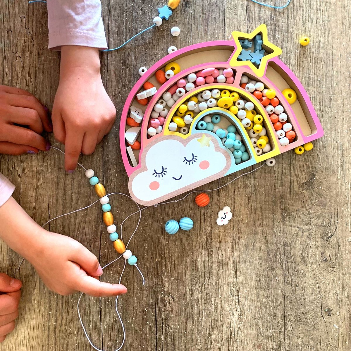 Coffret perles multicolore, SYCOMORE