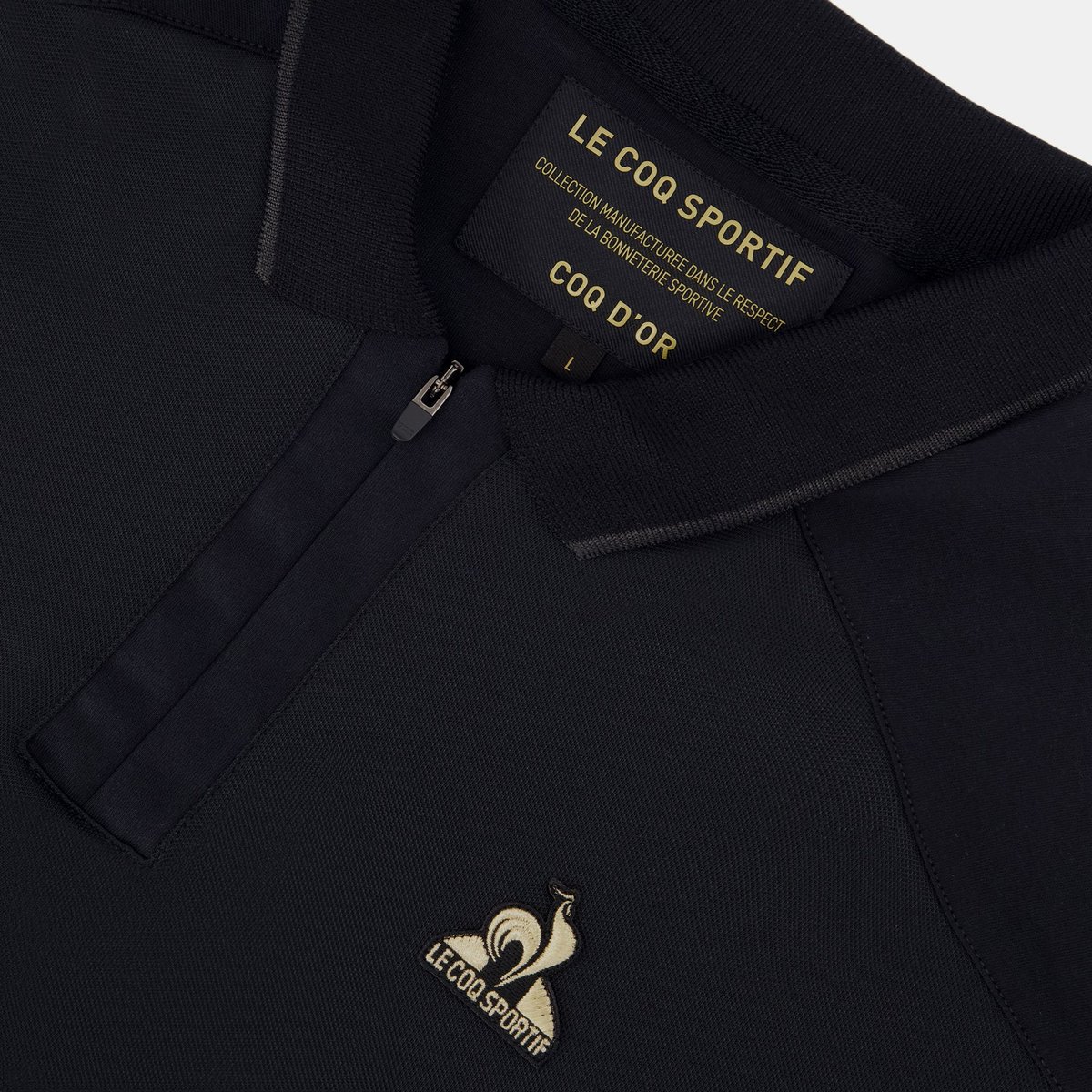 Polo Coq d'Or black, LE COQ SPORTIF